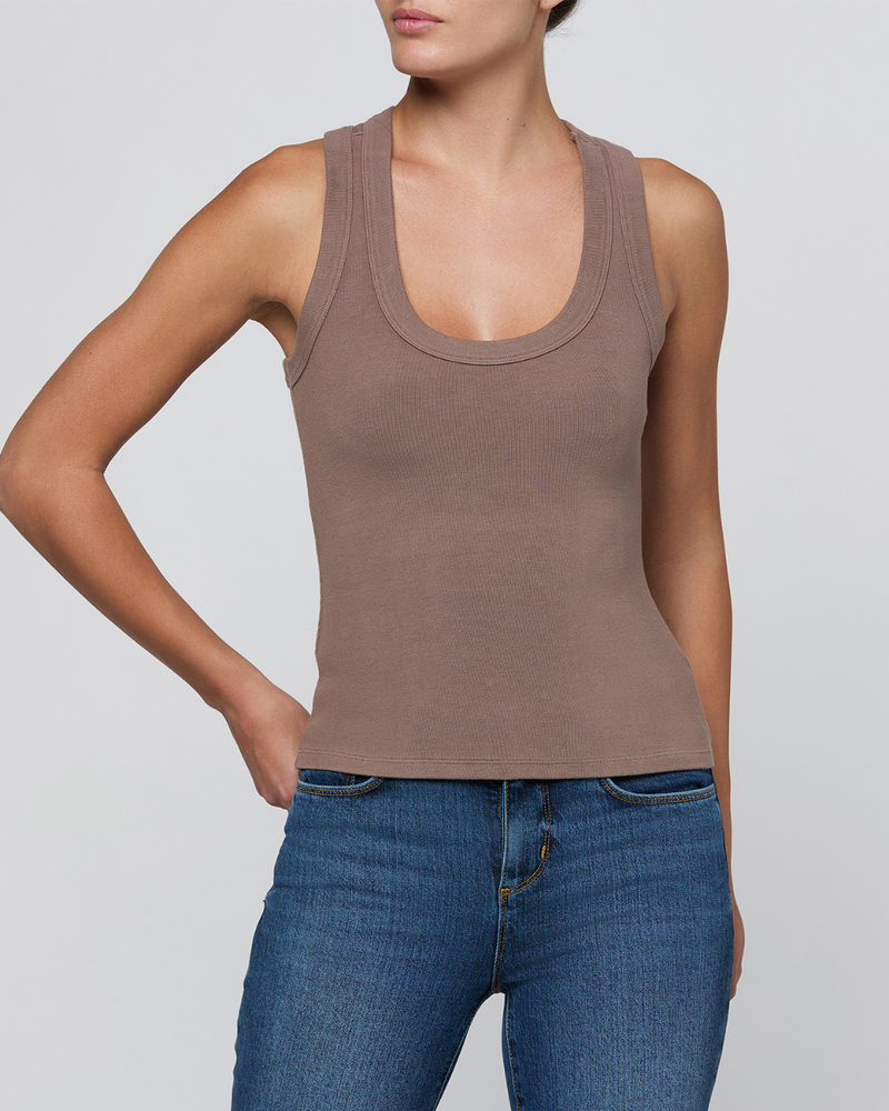 5879cmkc L'AGENCE Shania Racerback Tank