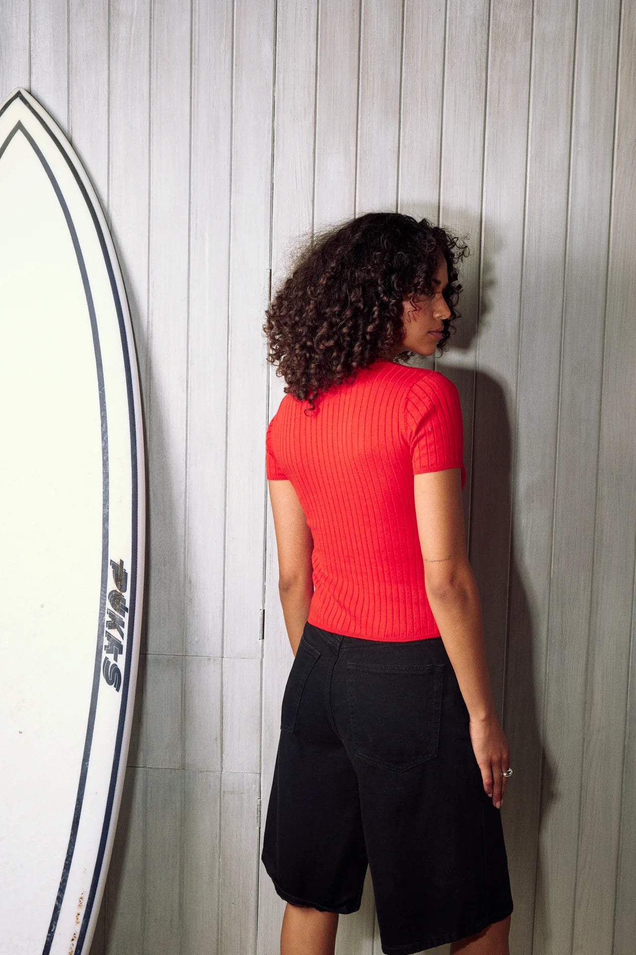 SAB-002p Colorush Barefoot Drift Rib Tee