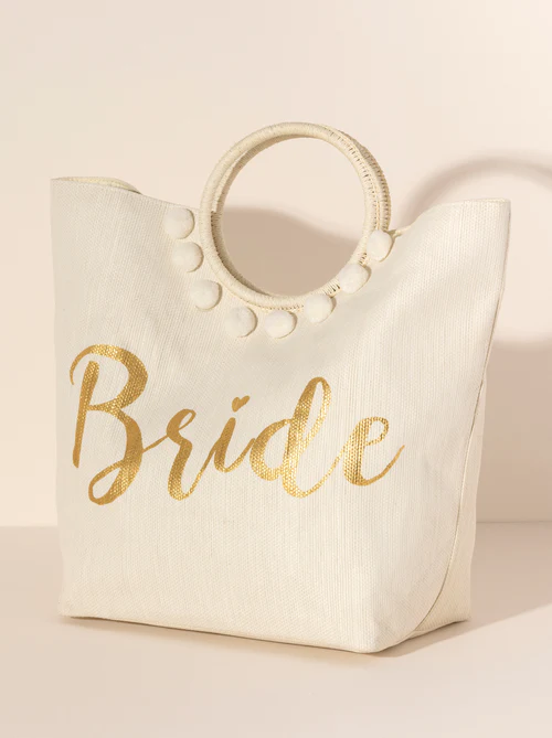 01-02-054I ShiraLeah Mia "BRIDE" Tote