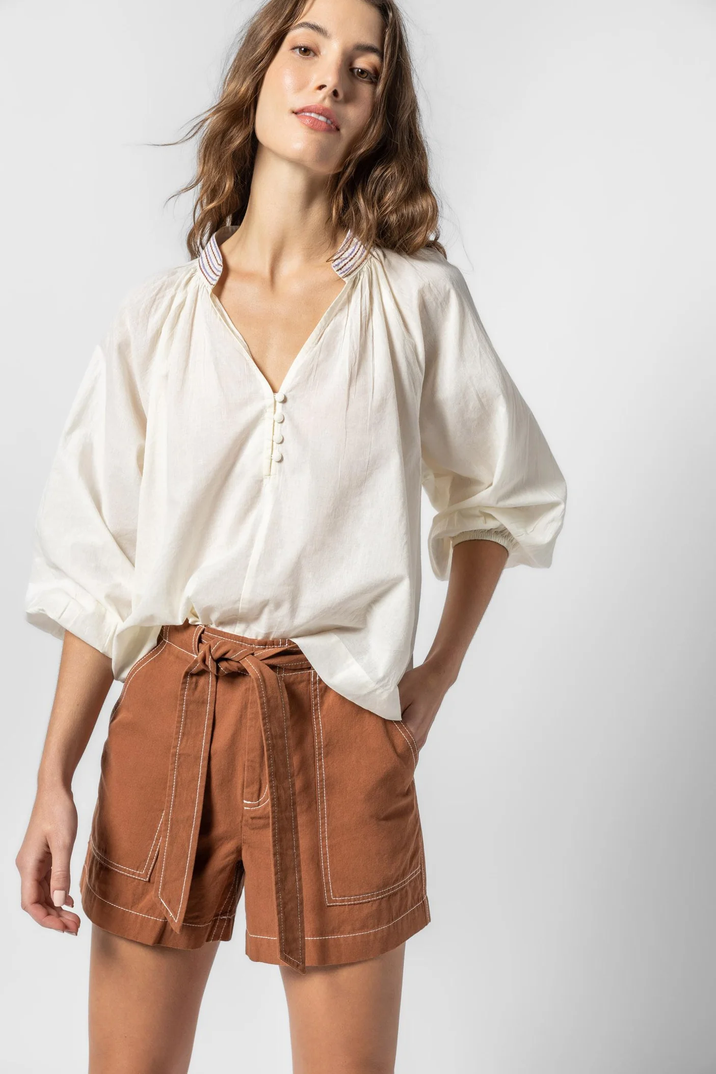 liten リテン Sweet pea Blouse liten リテン Sweet pea Blouse ホワイト
