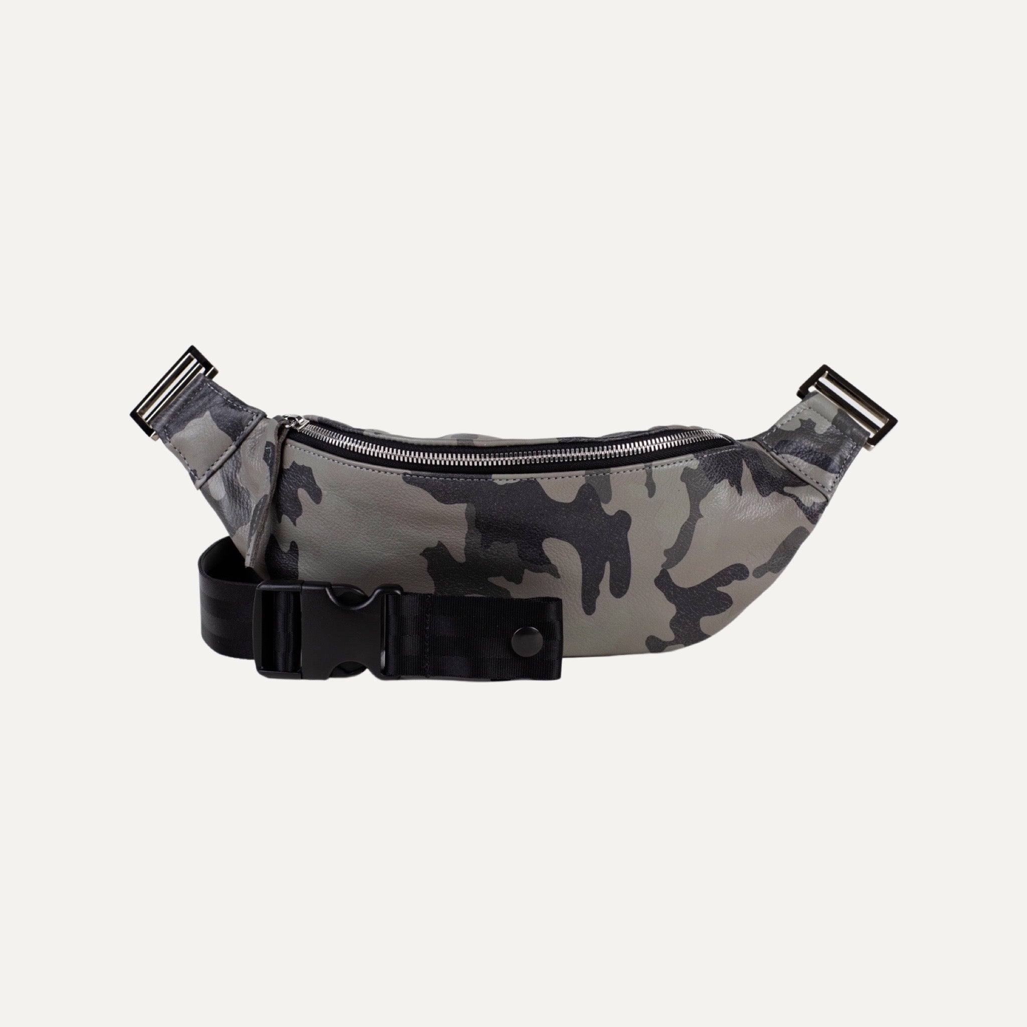 CAMO/SLV/FP Camo leather crossbody Fanny