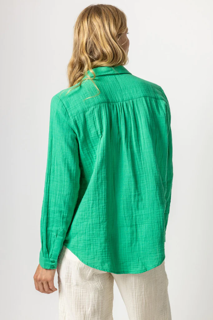 PA2099 Lilla P Long Sleeve Button Down