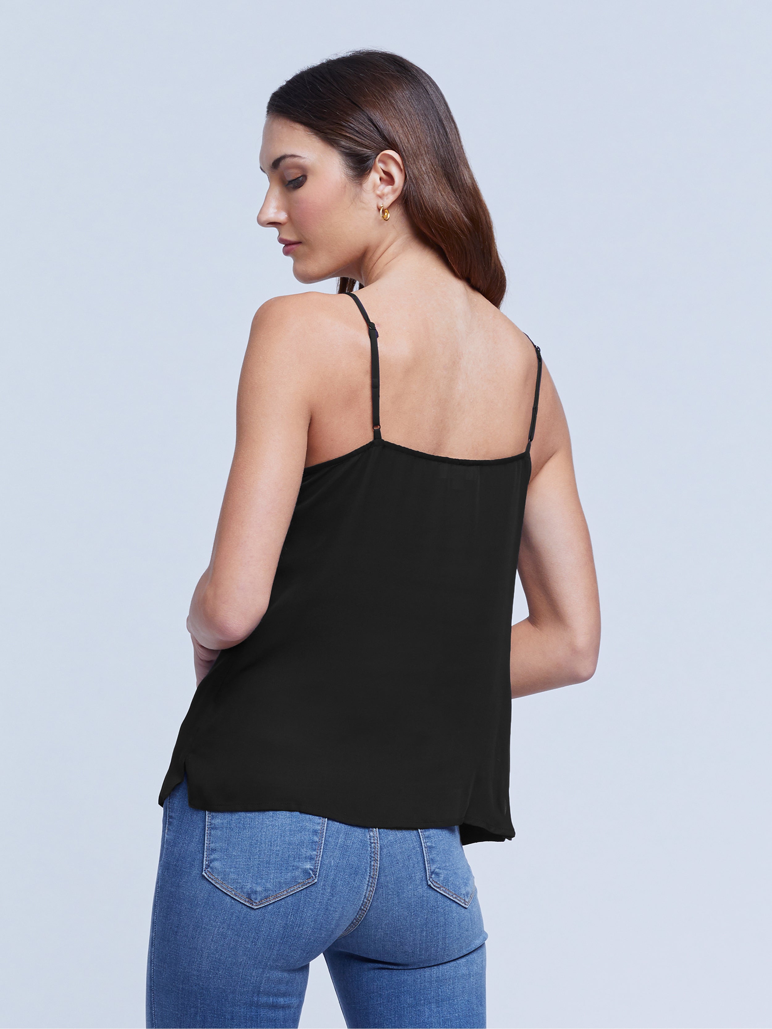 4975ggB L'AGENCE The Gabriella V tank Cami