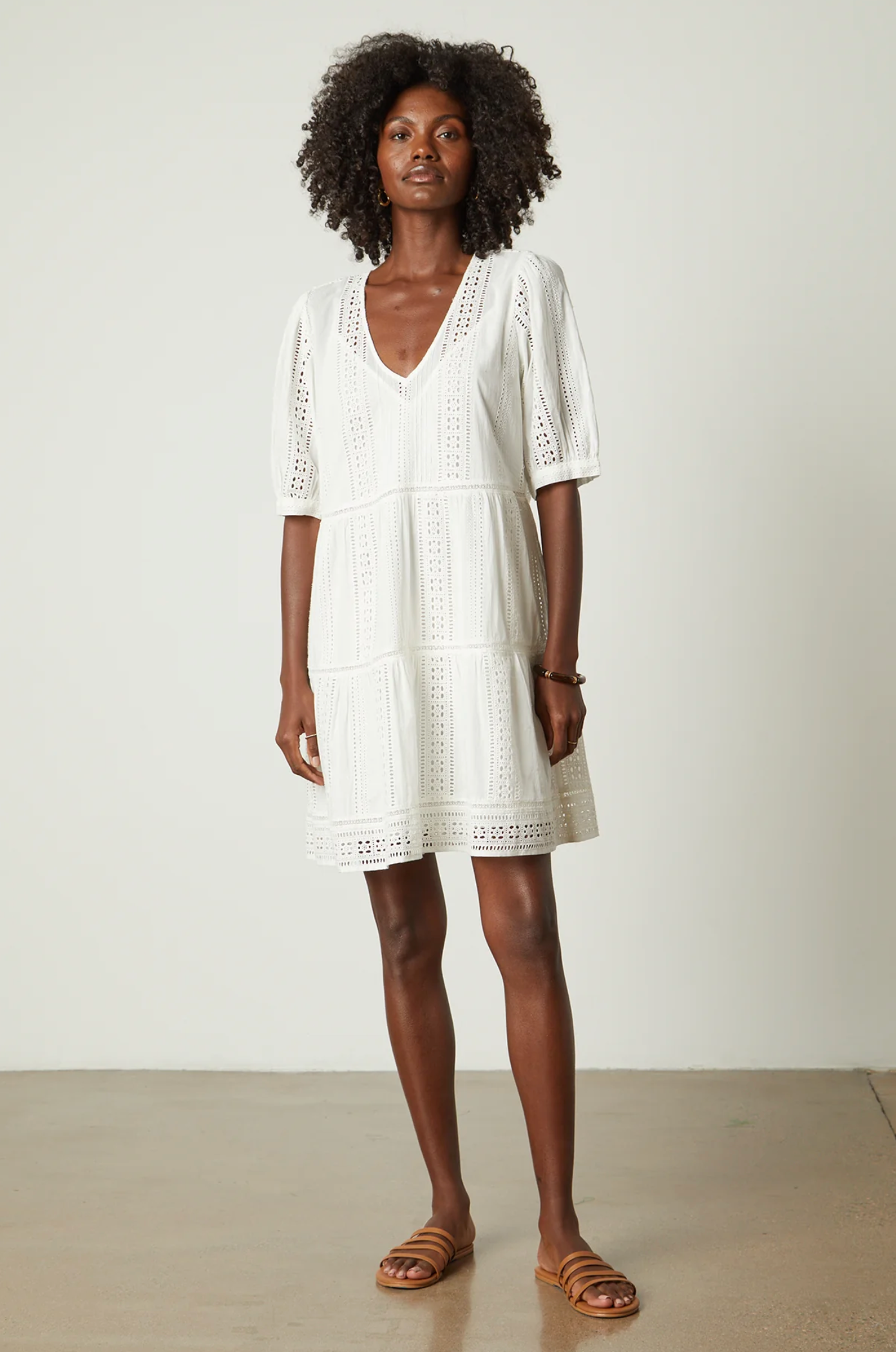 Margaret06c Velvet Embroidered Dress