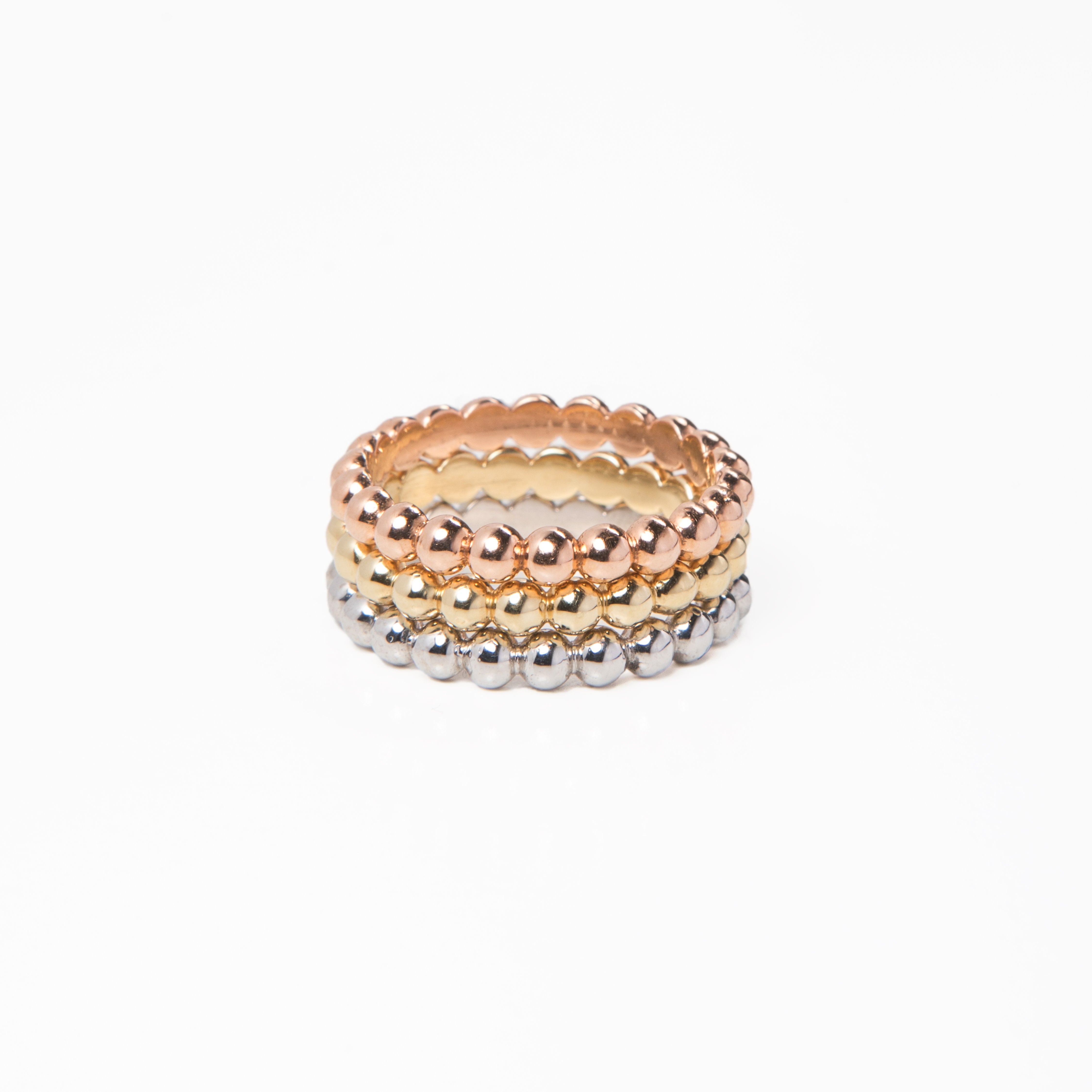 WD278 - 2mm Solid Beaded Ball Eternity ring