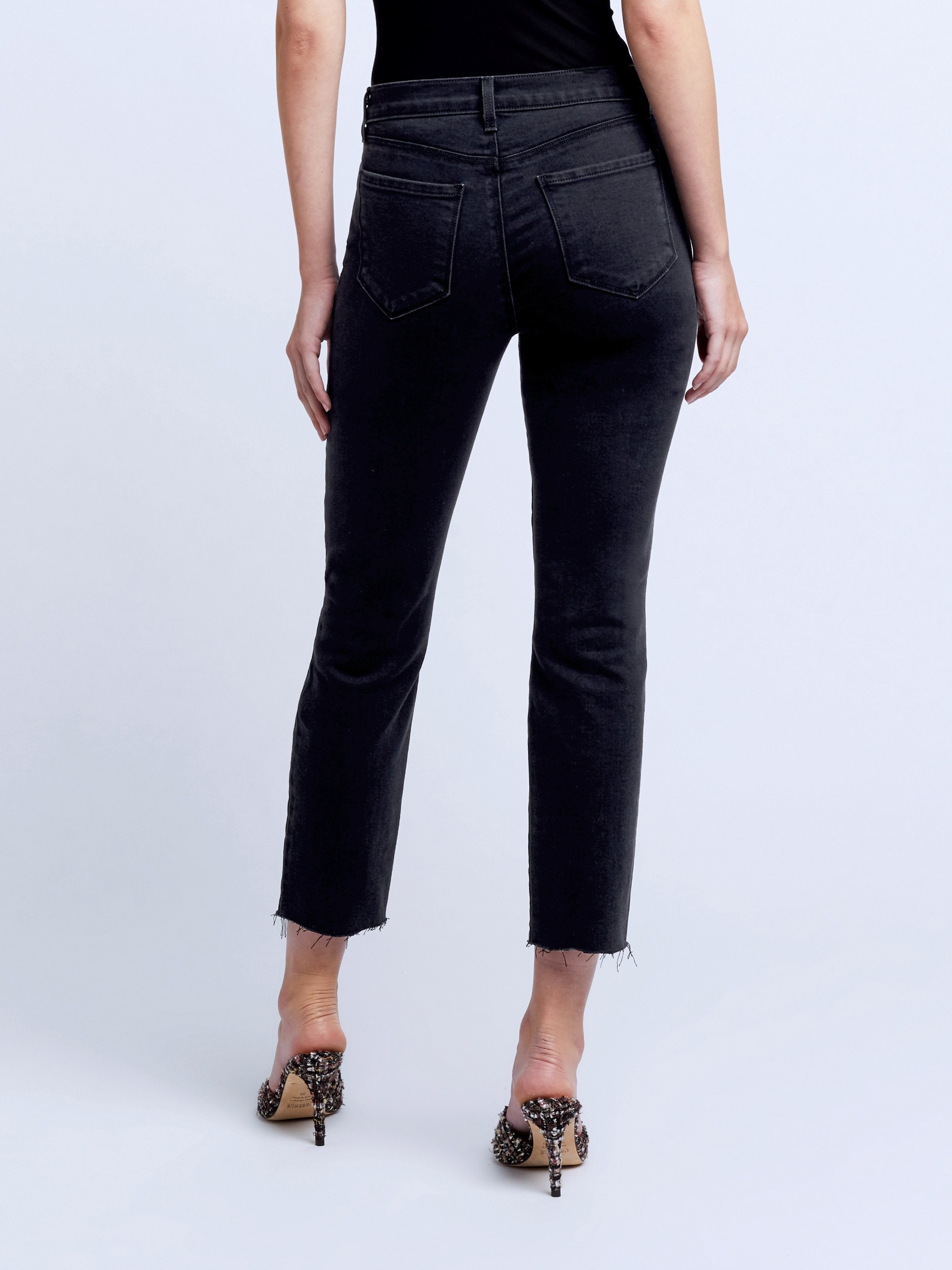 252ocsnrBK L'AGENCE Sada High R Crop slim