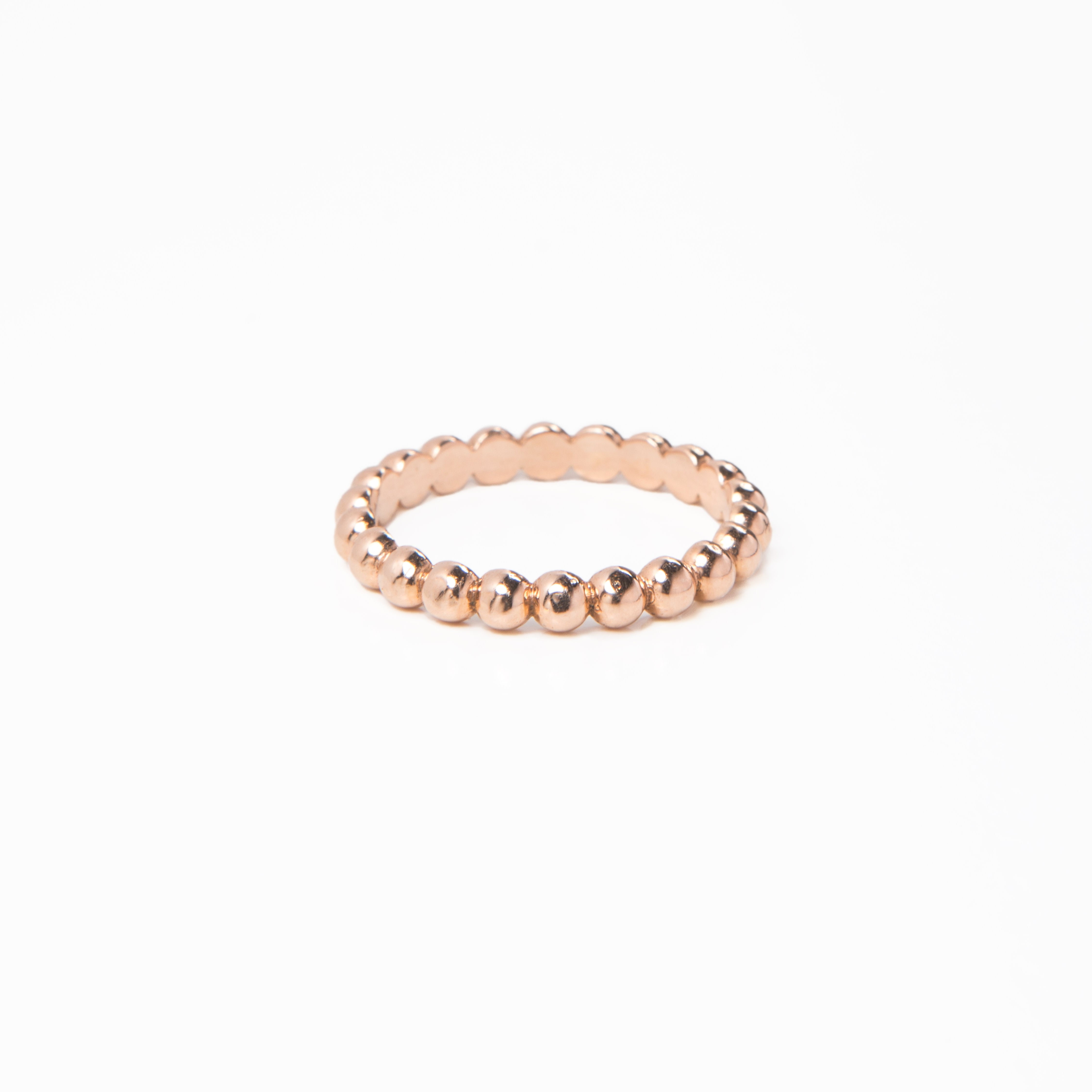 WD297 - 2.5mm Solid Bead Ball Eternity ring
