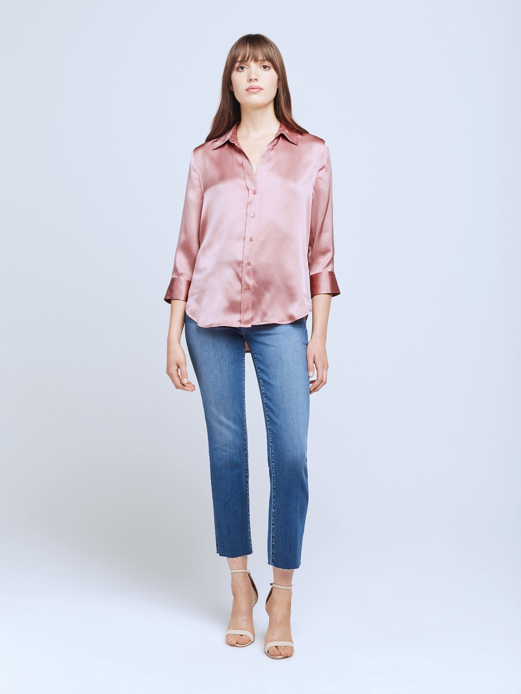 40126CLWRT L'AGENCE The Dani Blouse