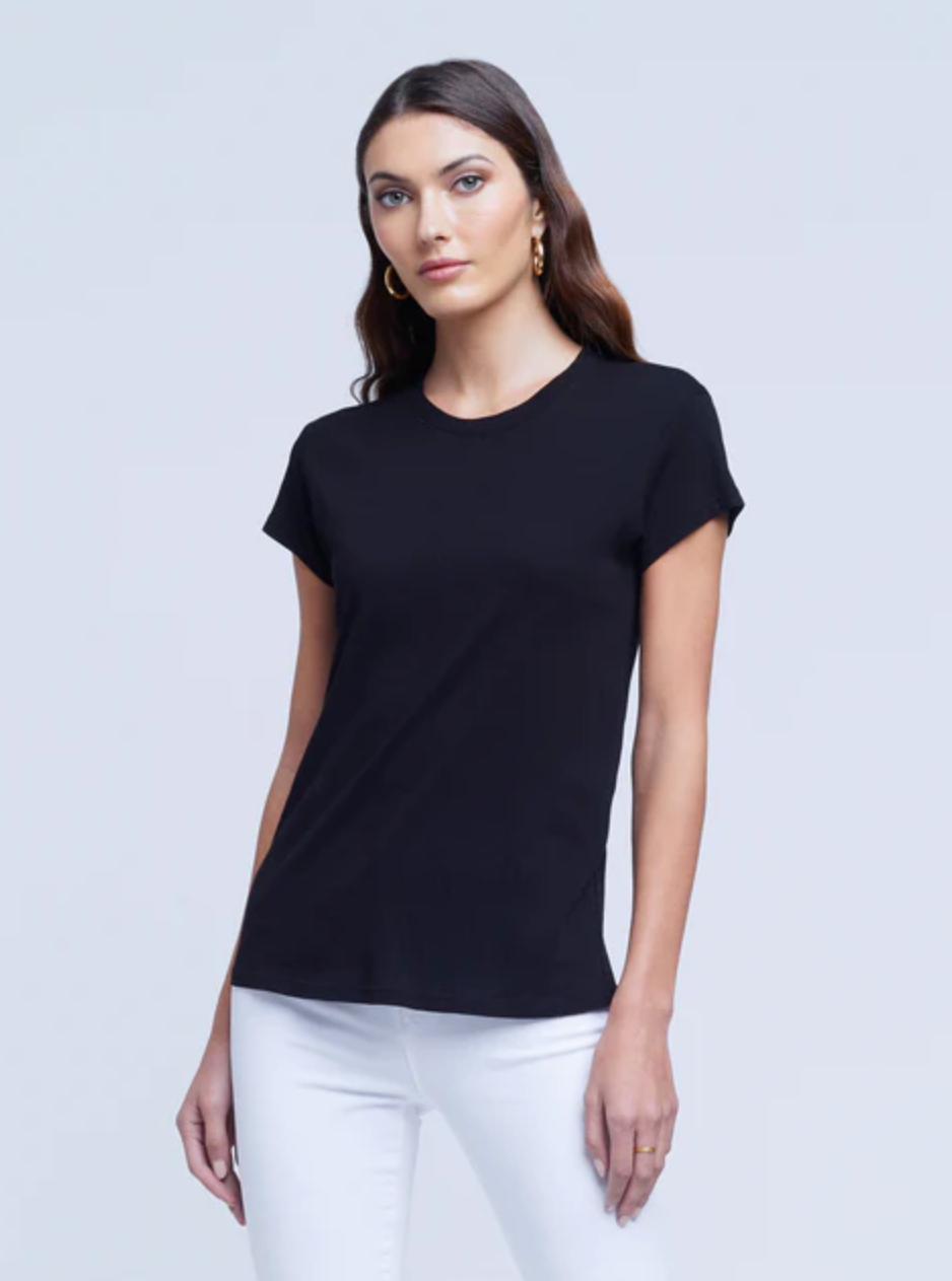 5484DCJb L'Agence Cory S/S Crew Neck Tee