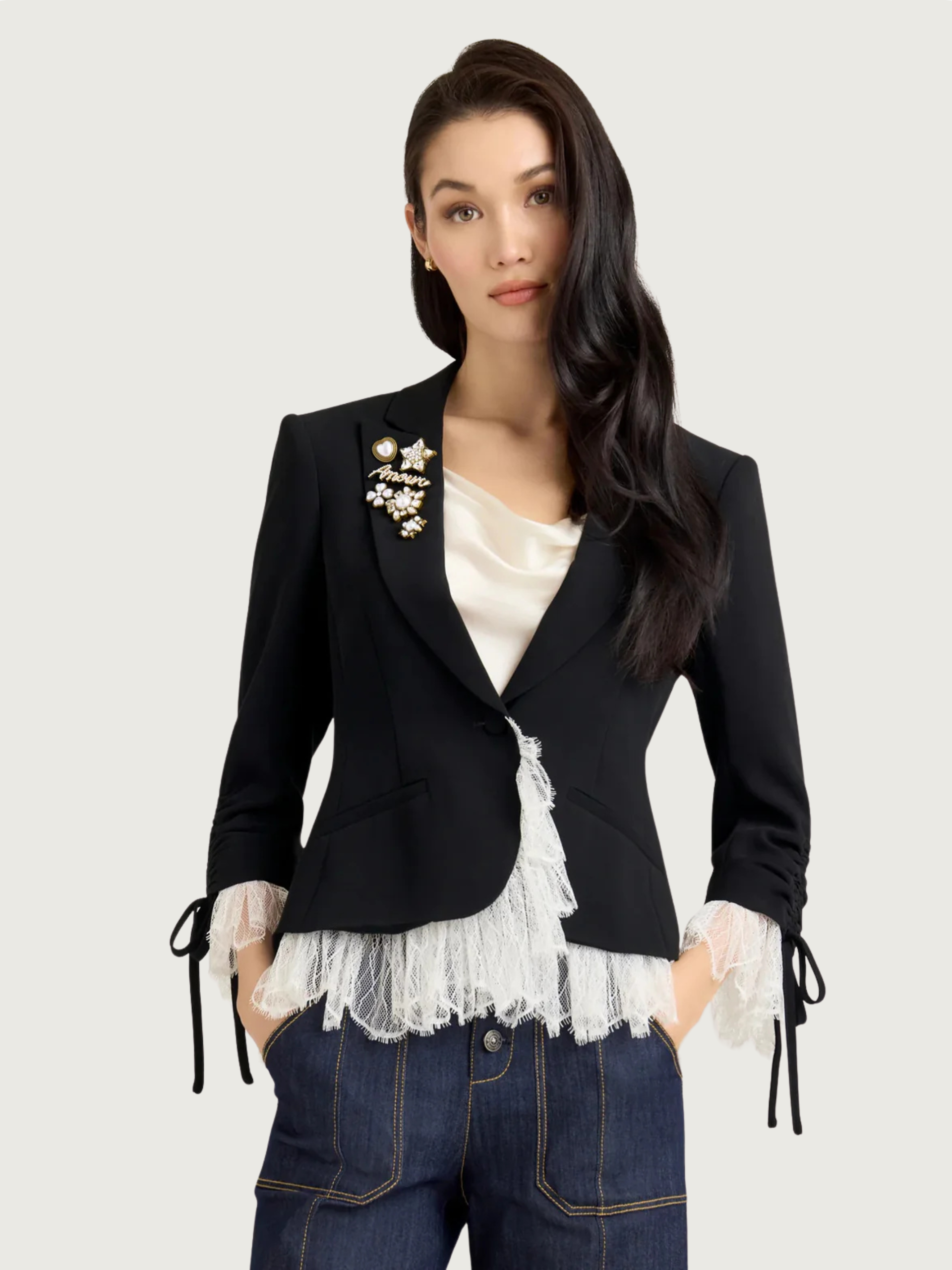 ZJ6531319Zbiv Cinq a Sept Le Petit Roxie Blazer