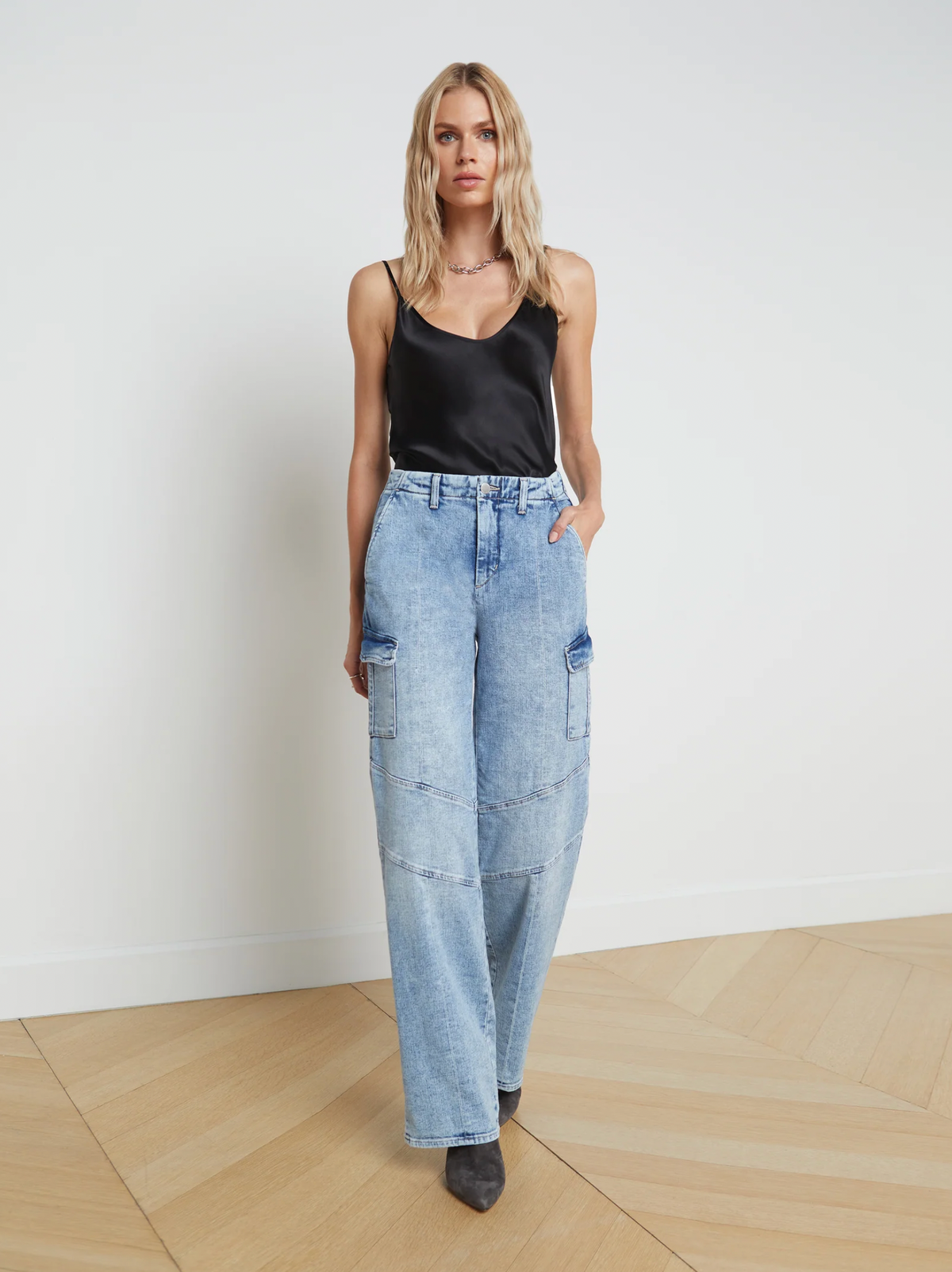 L'AGENCE Brooklyn HR Utility Wide Leg | Annmarie D'Ercole