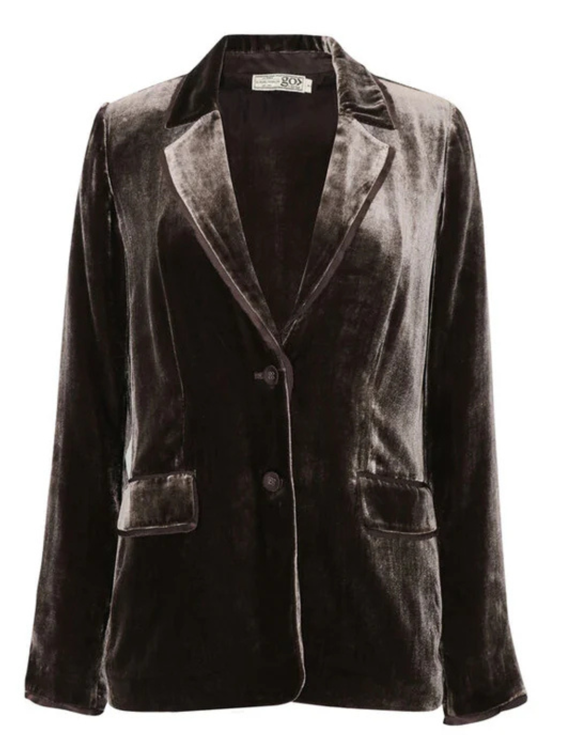 J382e Go Silk Go Velvet Boyfriend Jacket
