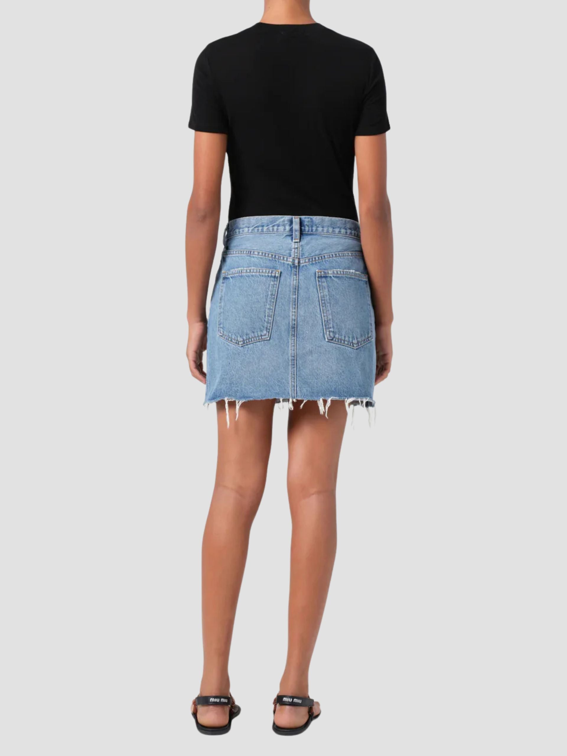 A3067-1535f AGOLDE V-Waist Mini