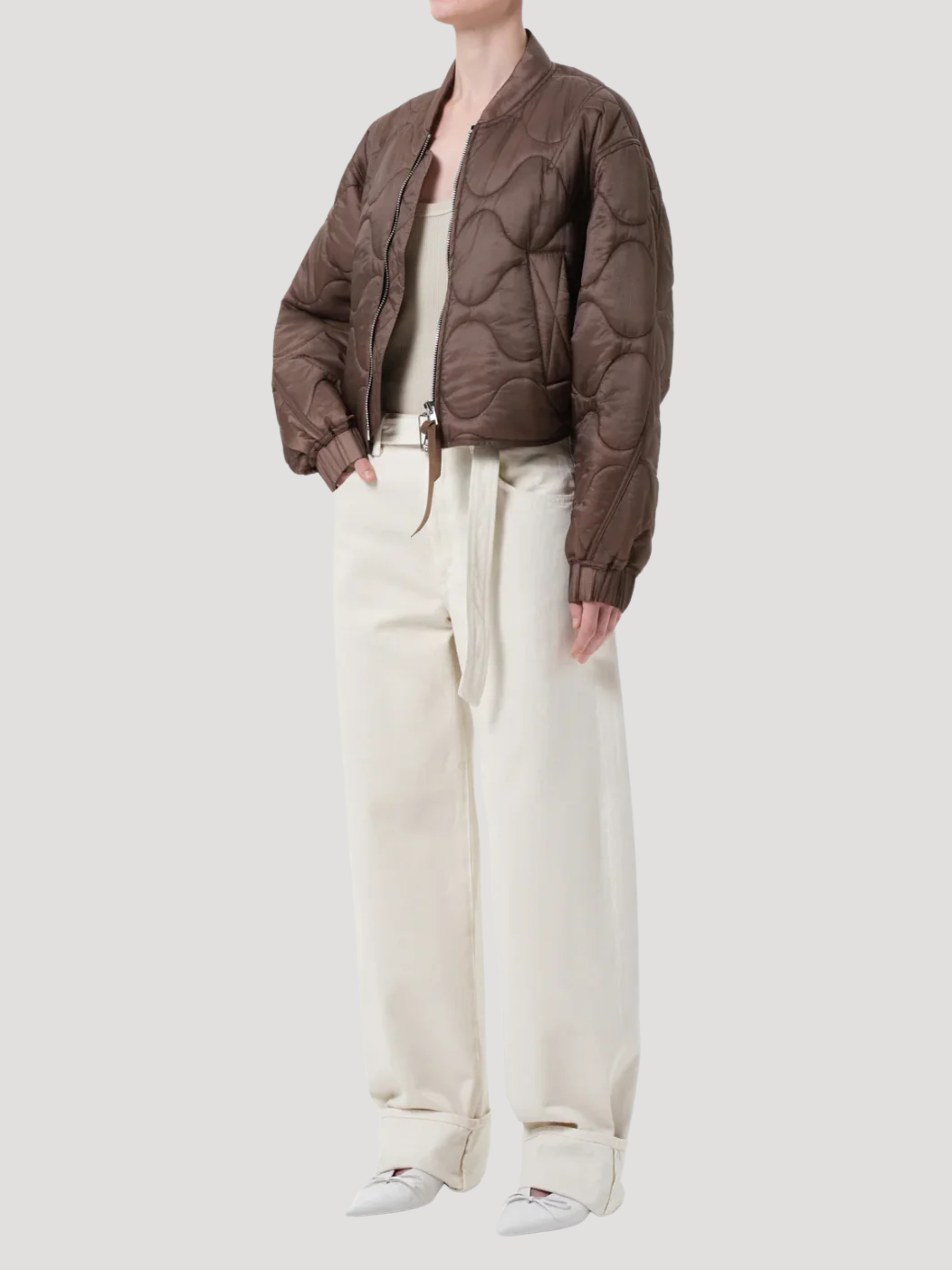 A5031c Agolde Iona Quilted Jacket