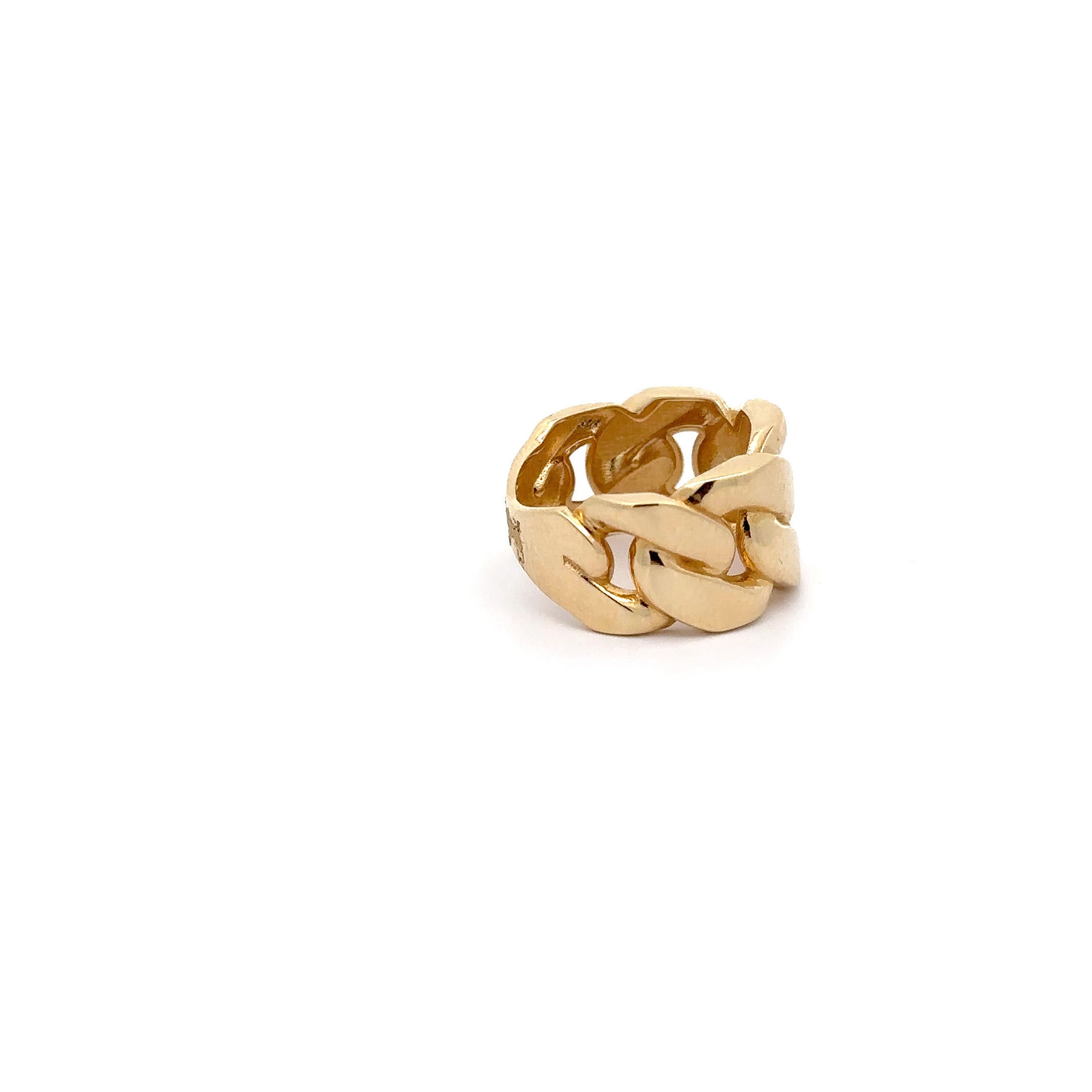 WD1187 14kt Gold Link Ring