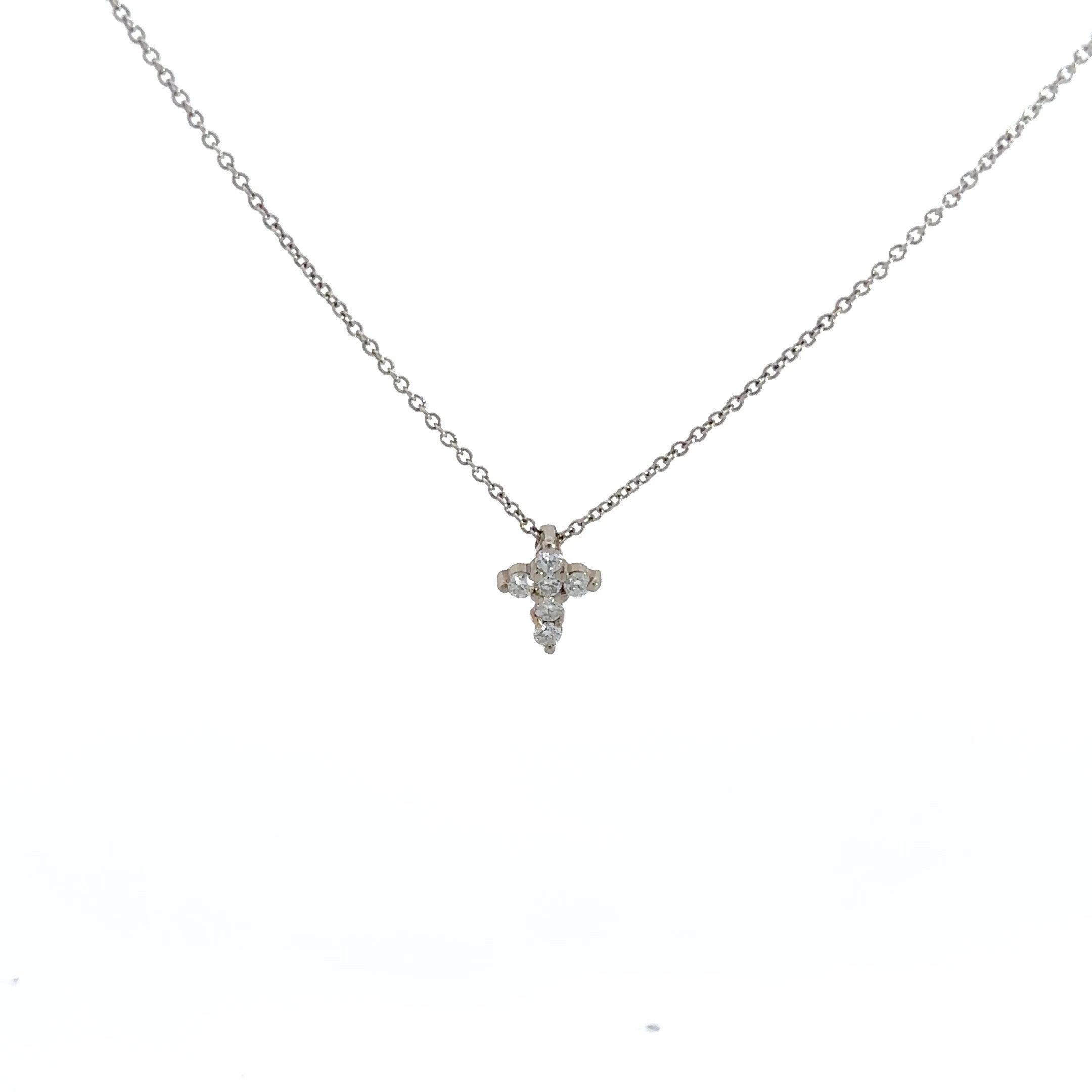 AD249 - 14kt gold Cross necklace