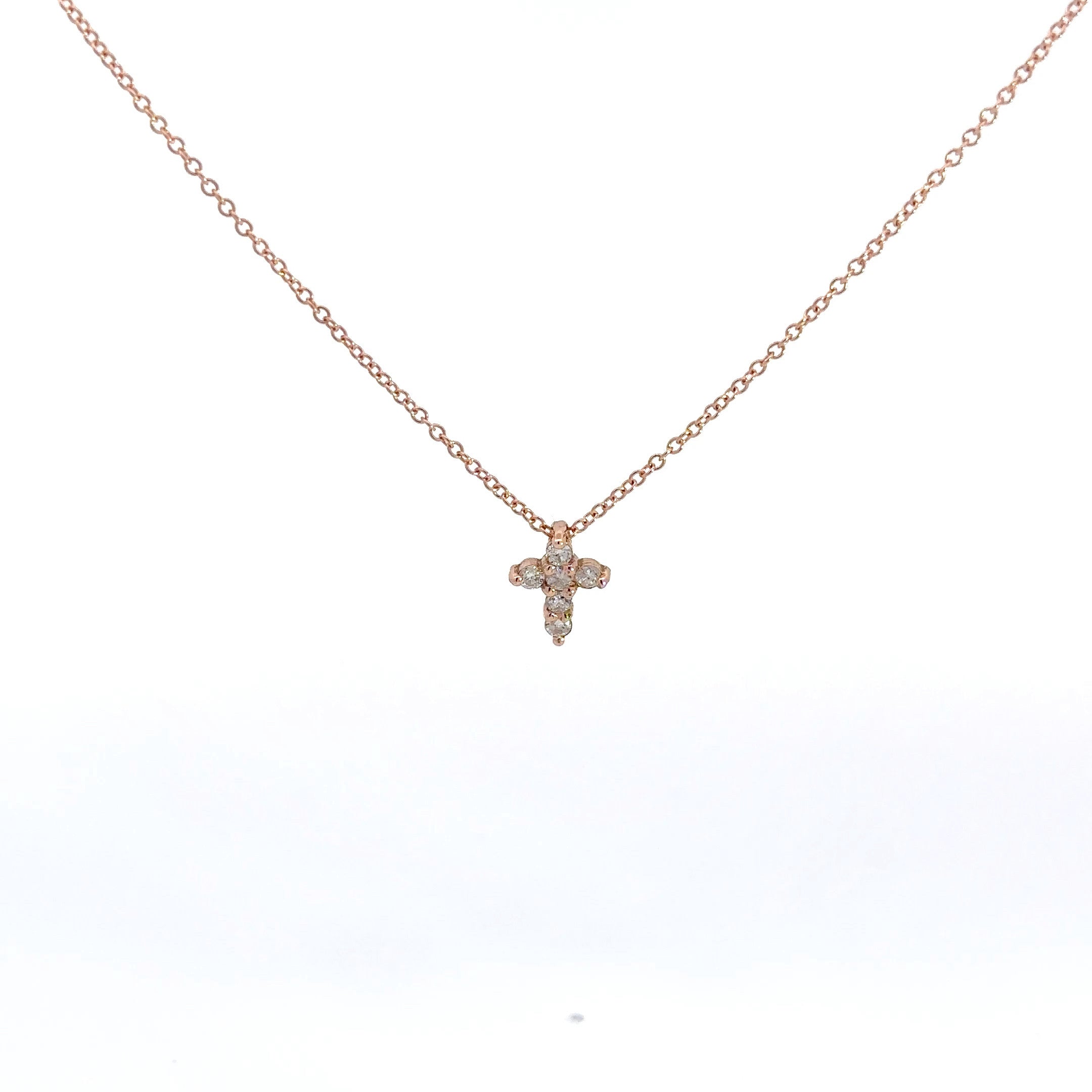 AD249 - 14kt gold Cross necklace