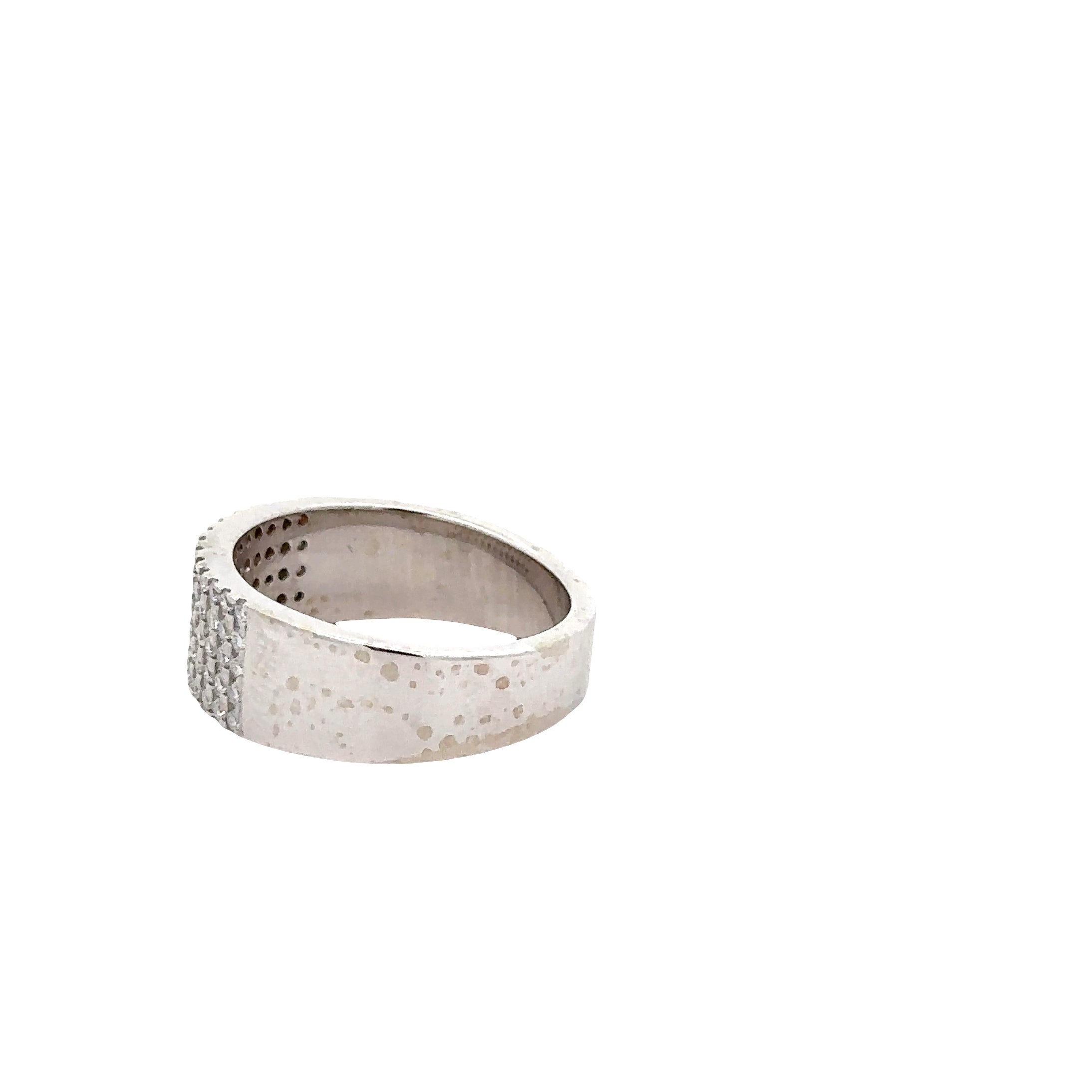 352050 14kt White Gold Diamond Band