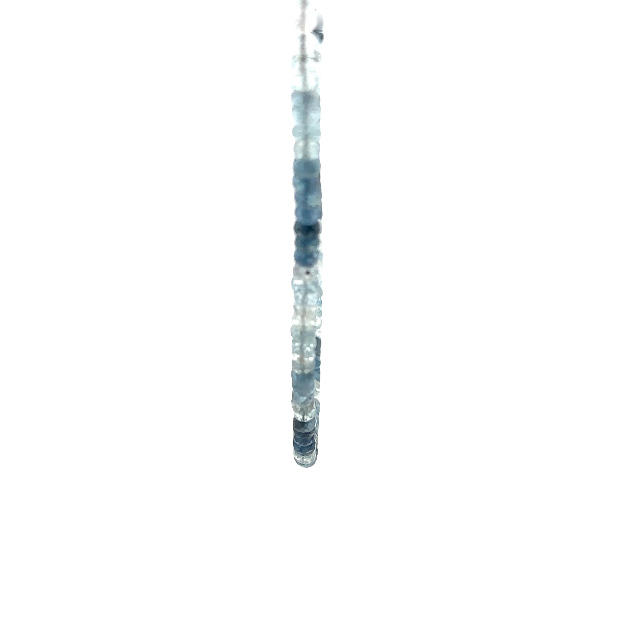 WD1924 Faceted Aquamarine Necklace — 14K Yellow Gold