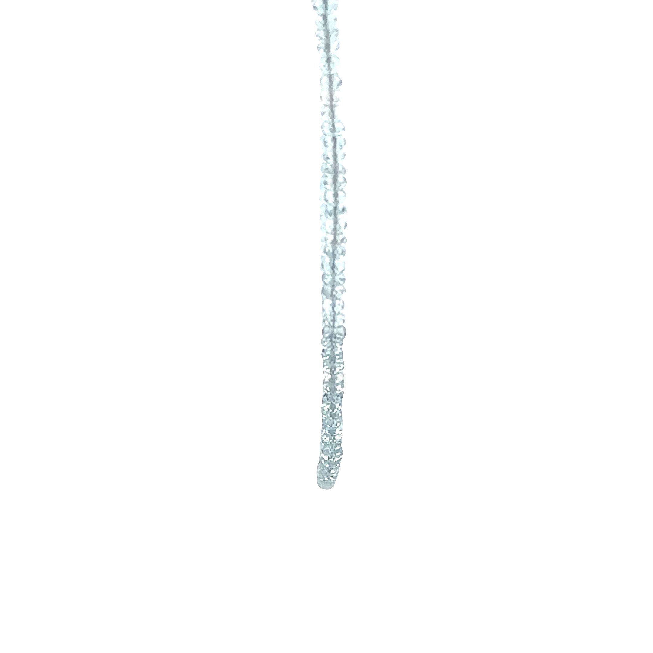 WD1926 Faceted  Blue Topaz Necklace — 14K Yellow Gold