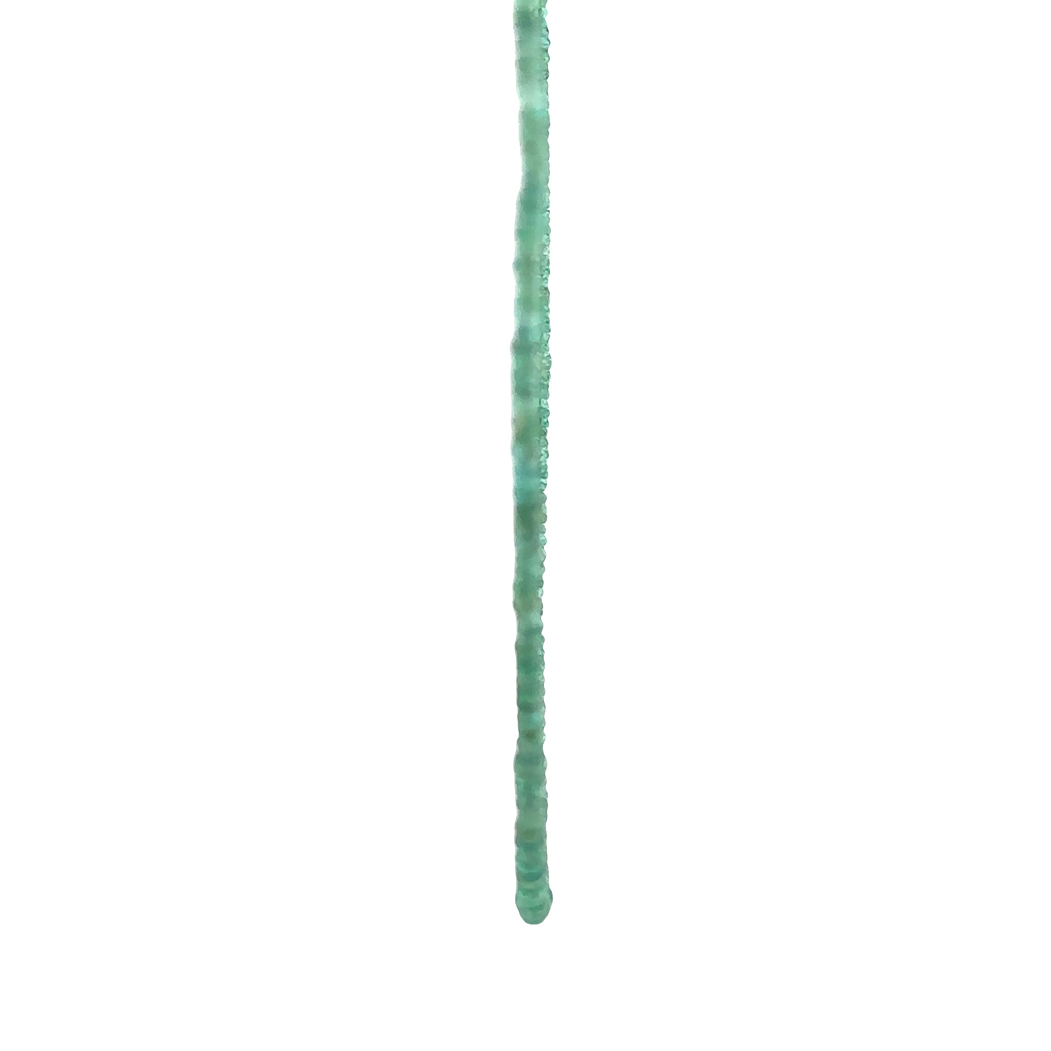 WD1932 Faceted Emerald Necklace — 14K Yellow Gold