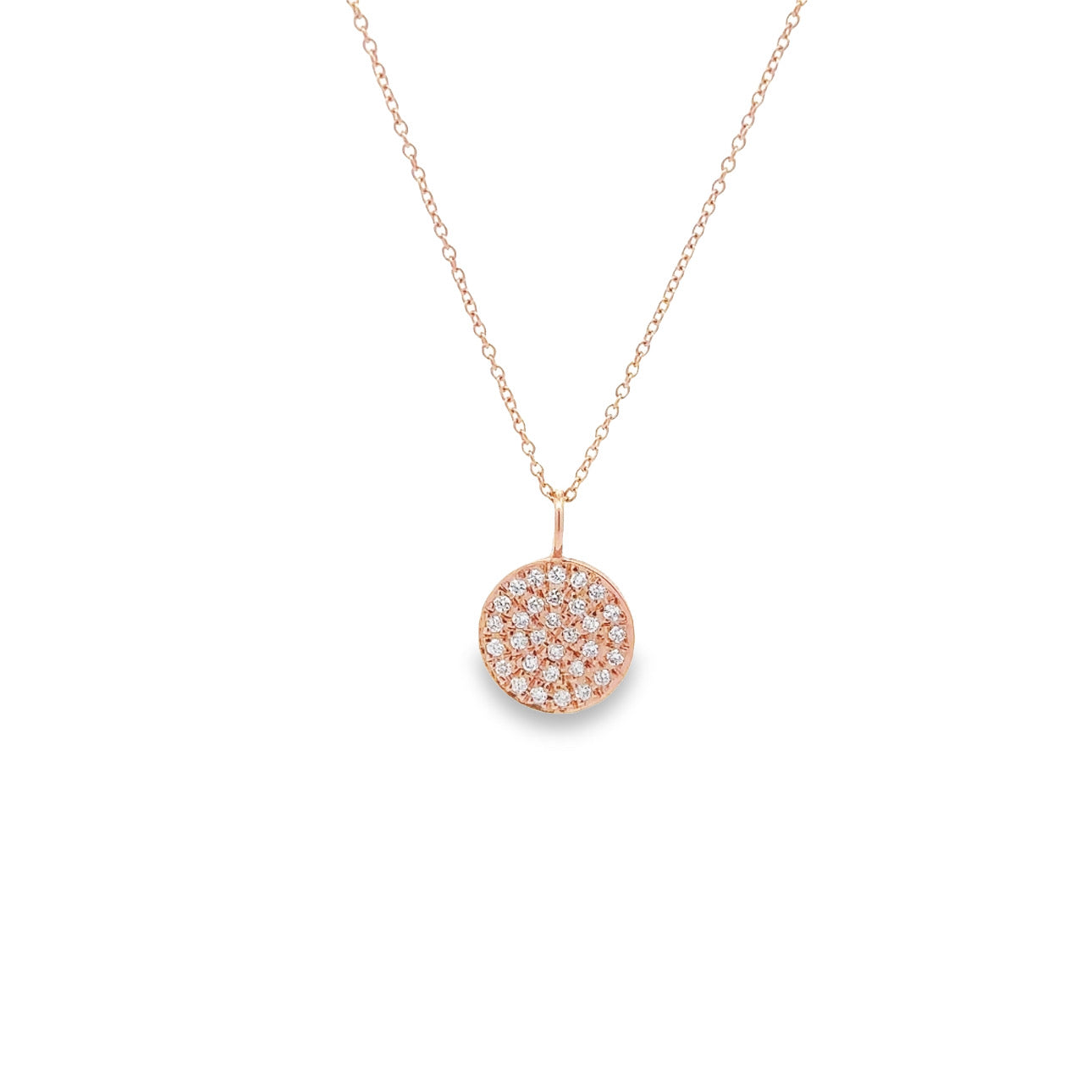 WD55-WDia-Pave Disk PENDANT ONLY