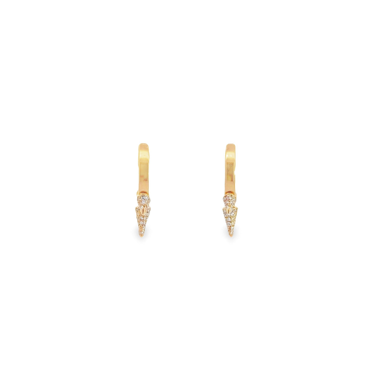 WD1019 14kt Gold 3 spike earring