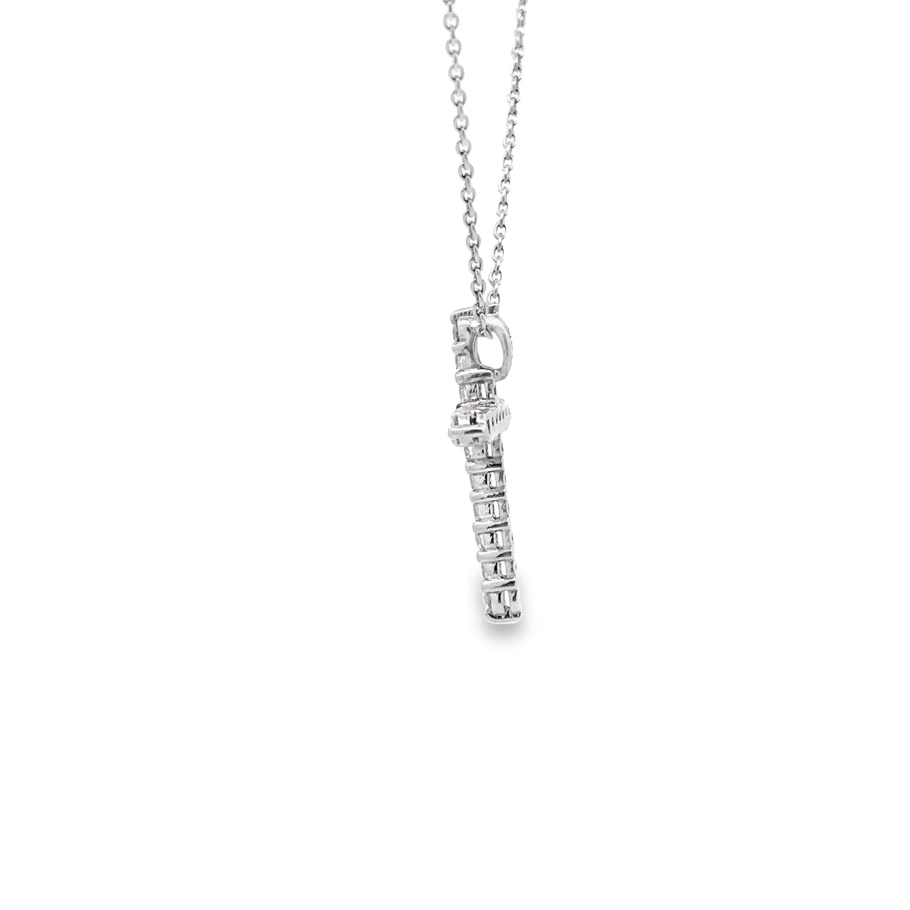 WD1319 White Gold and Diamond Necklace