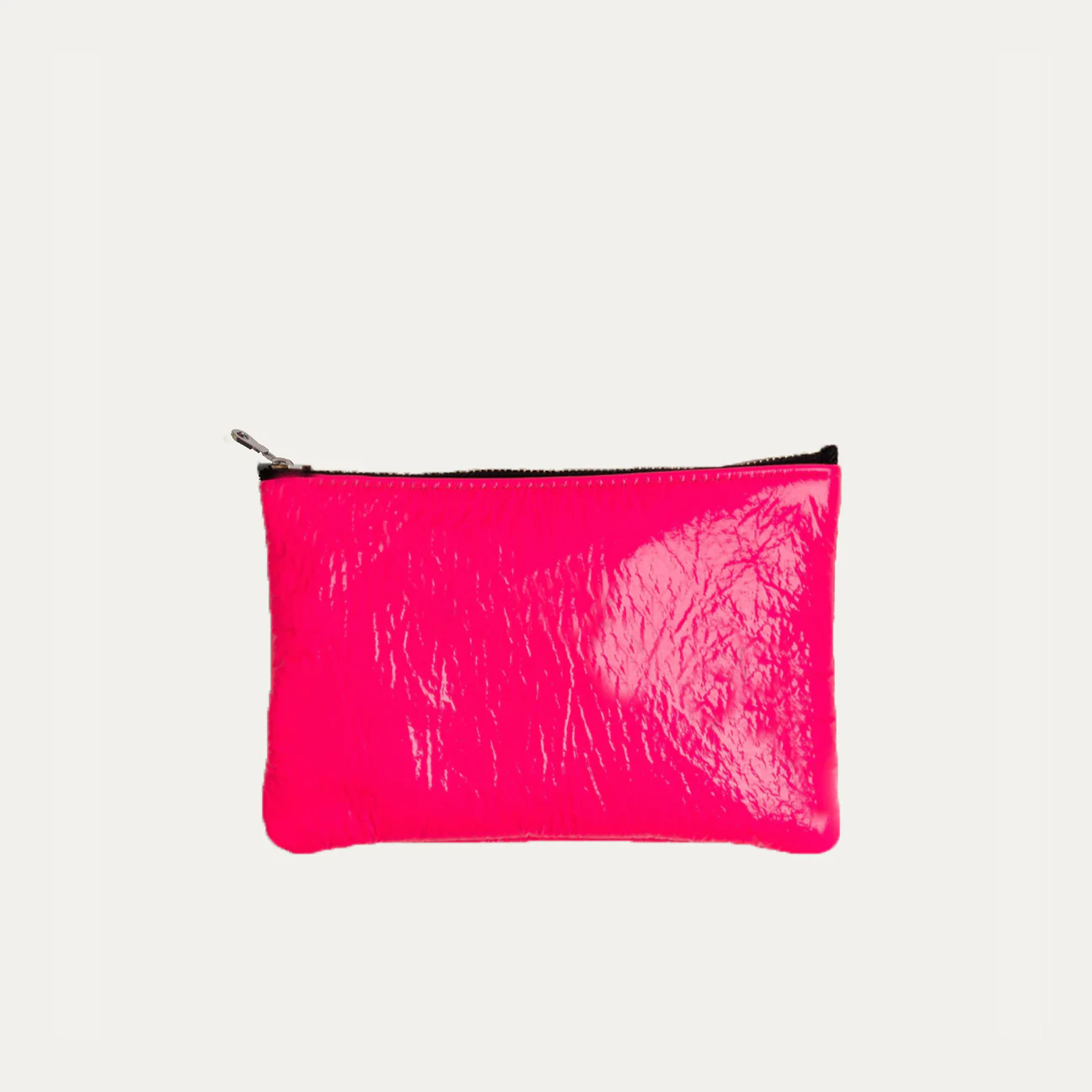 NEP/SH/PPO Pauly Pouch Organizer | Neon Pink + Silver Hardware