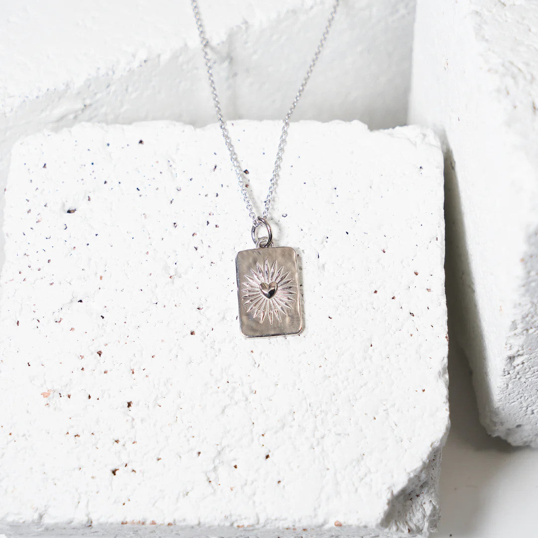 LG122 'Let your Light Shine' necklace on 18in chain