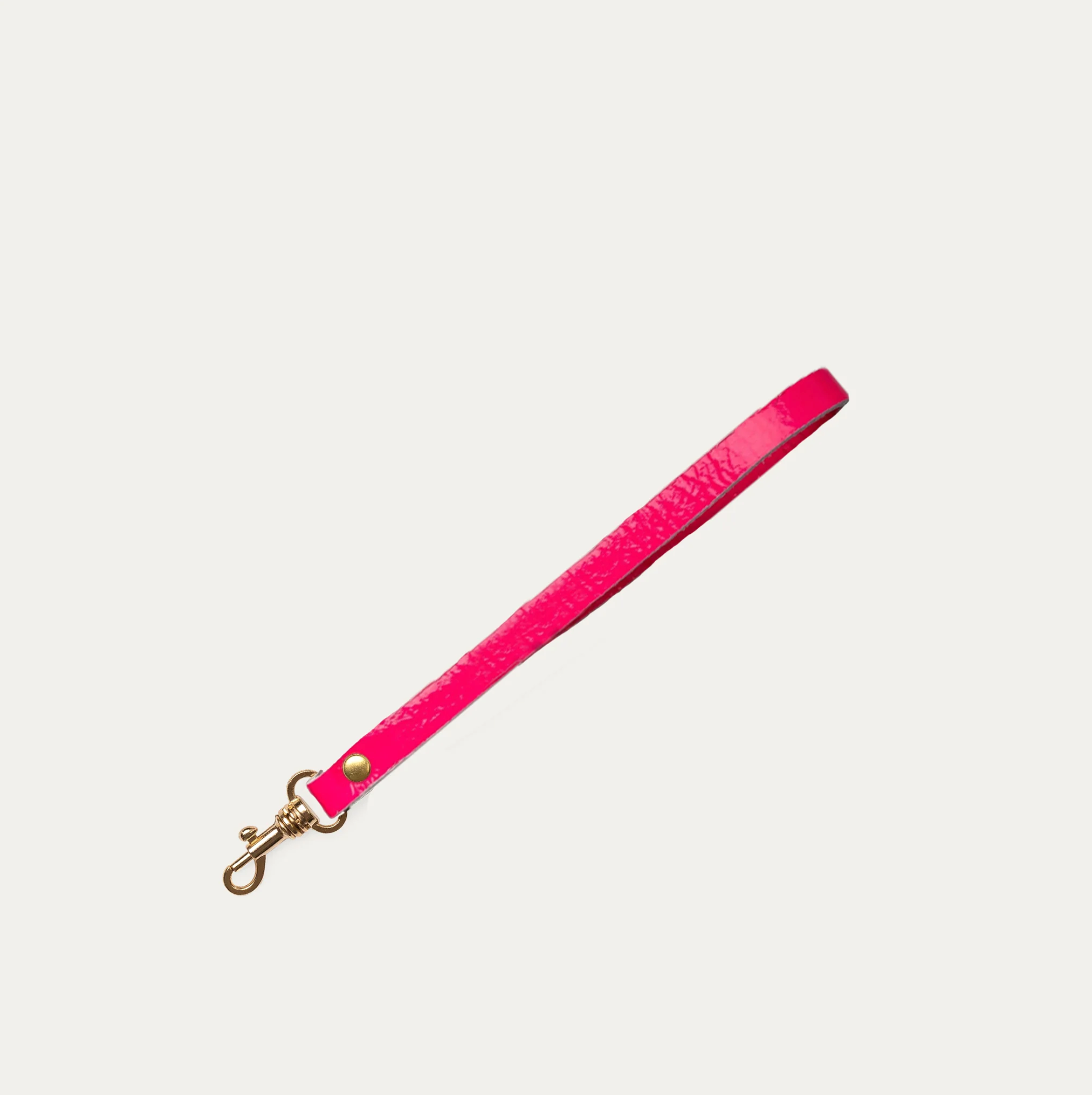 NEP/GH/WA Wristlet Strap Attachment | Neon Pink + Gold Hardware