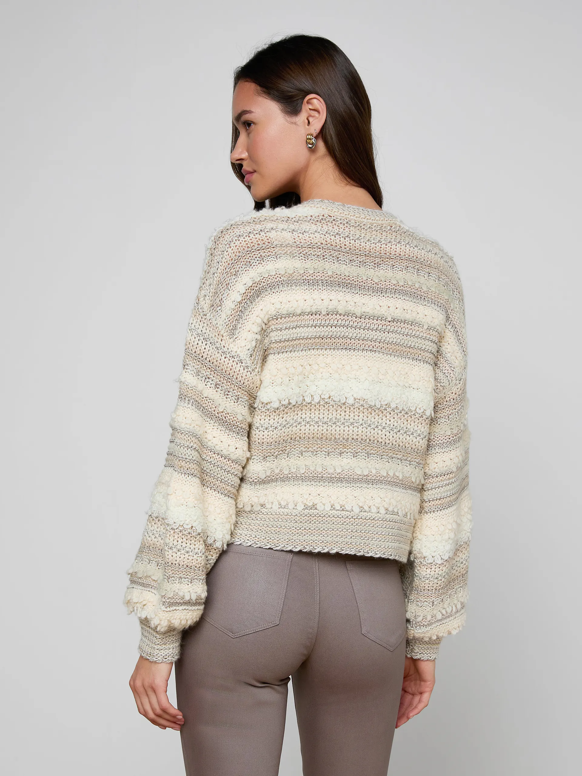 8953GLA-NAMU L'AGENCE Harriet Cardigan