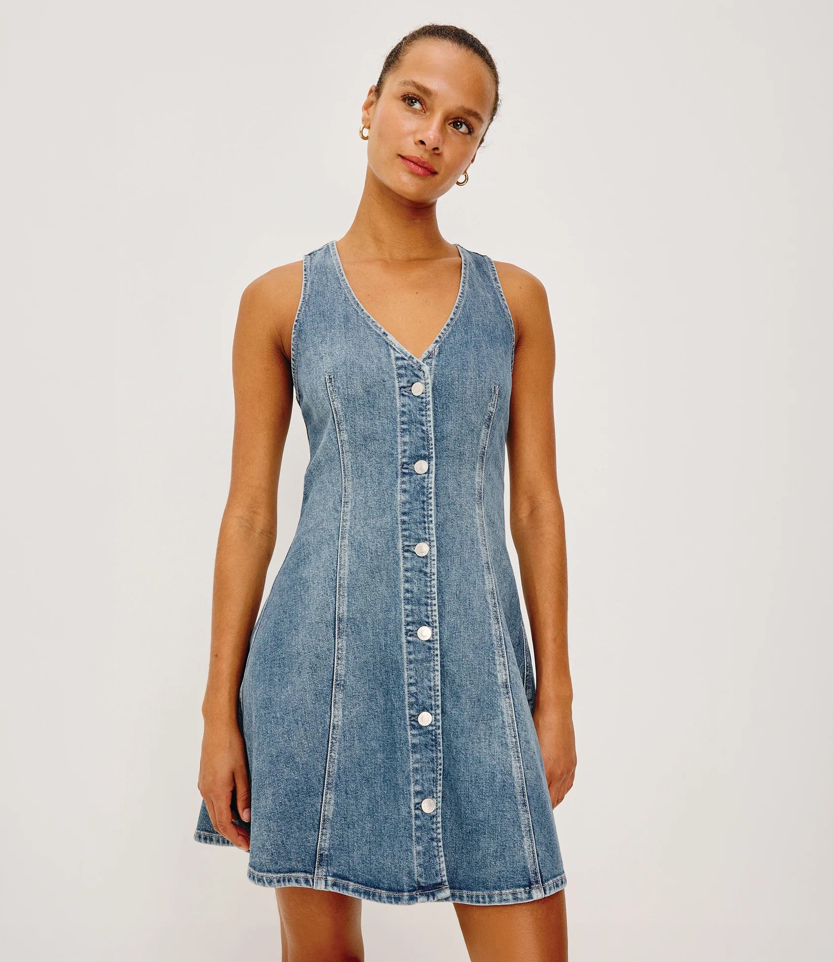 714A-173G-8679 Rails The Anaheim Denim Dress
