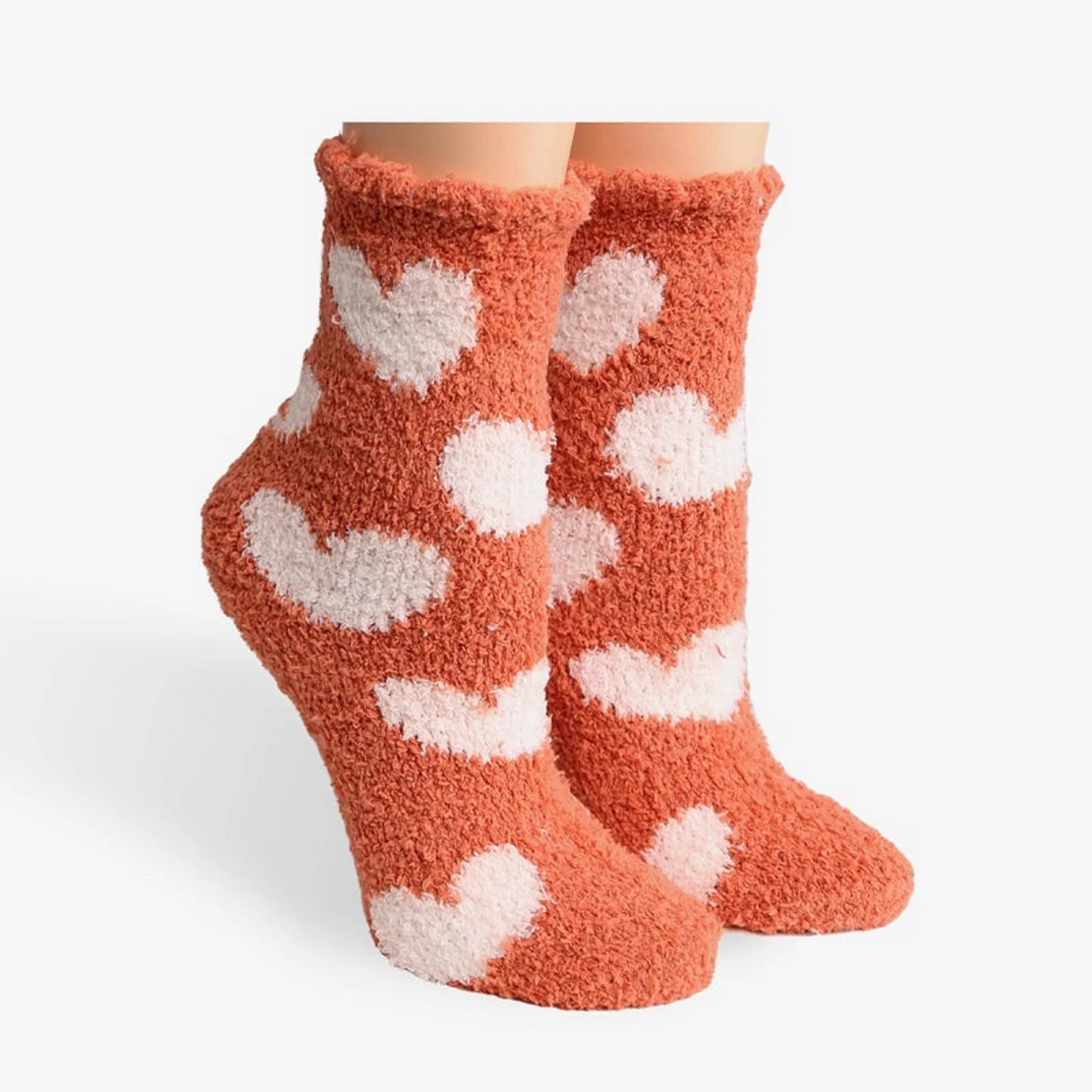 8-JCS104 Fashion City Luxury Soft Heart Pattern Socks