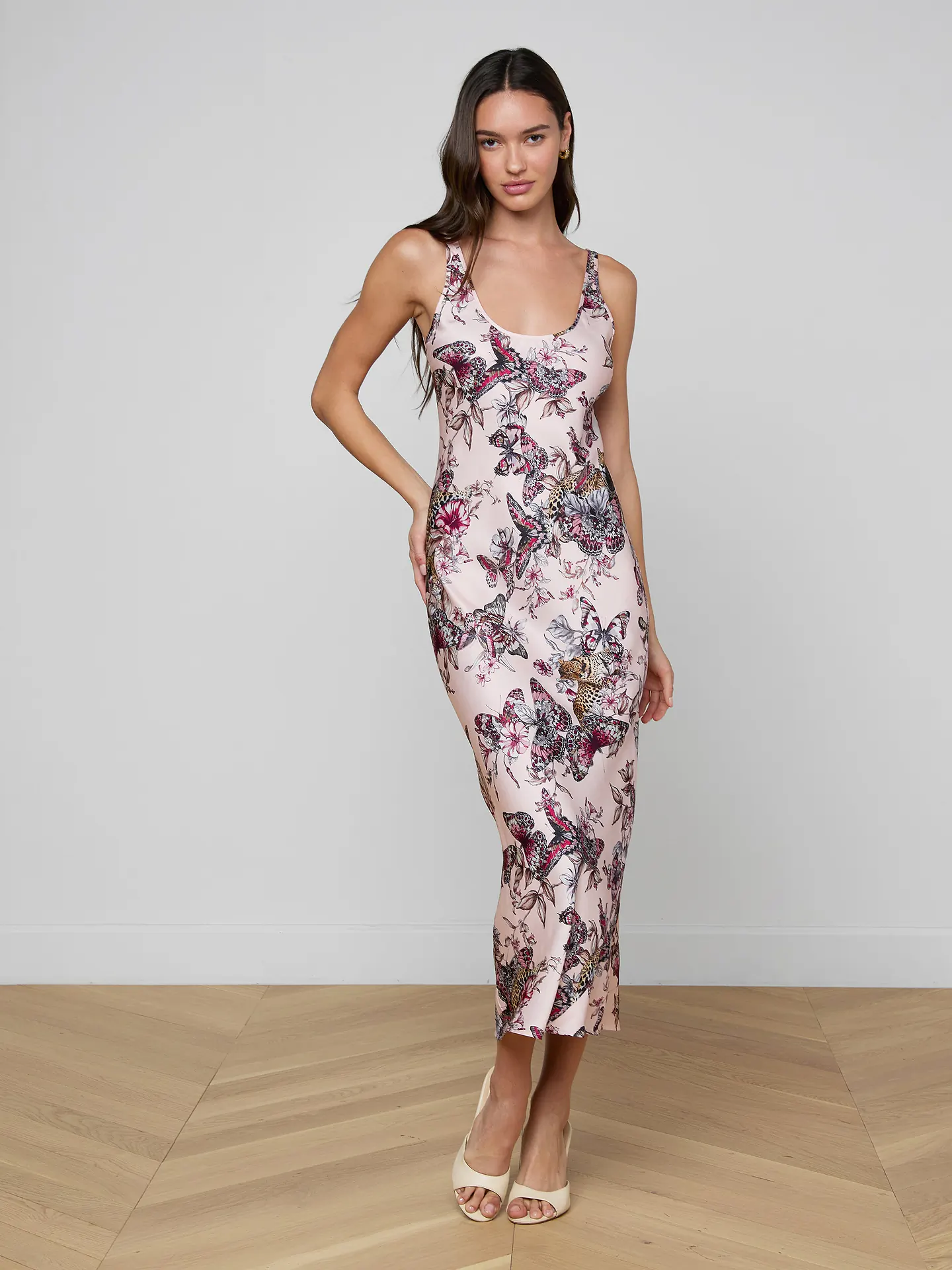 6112oLLN L'AGENCE Akiya Tank Dress