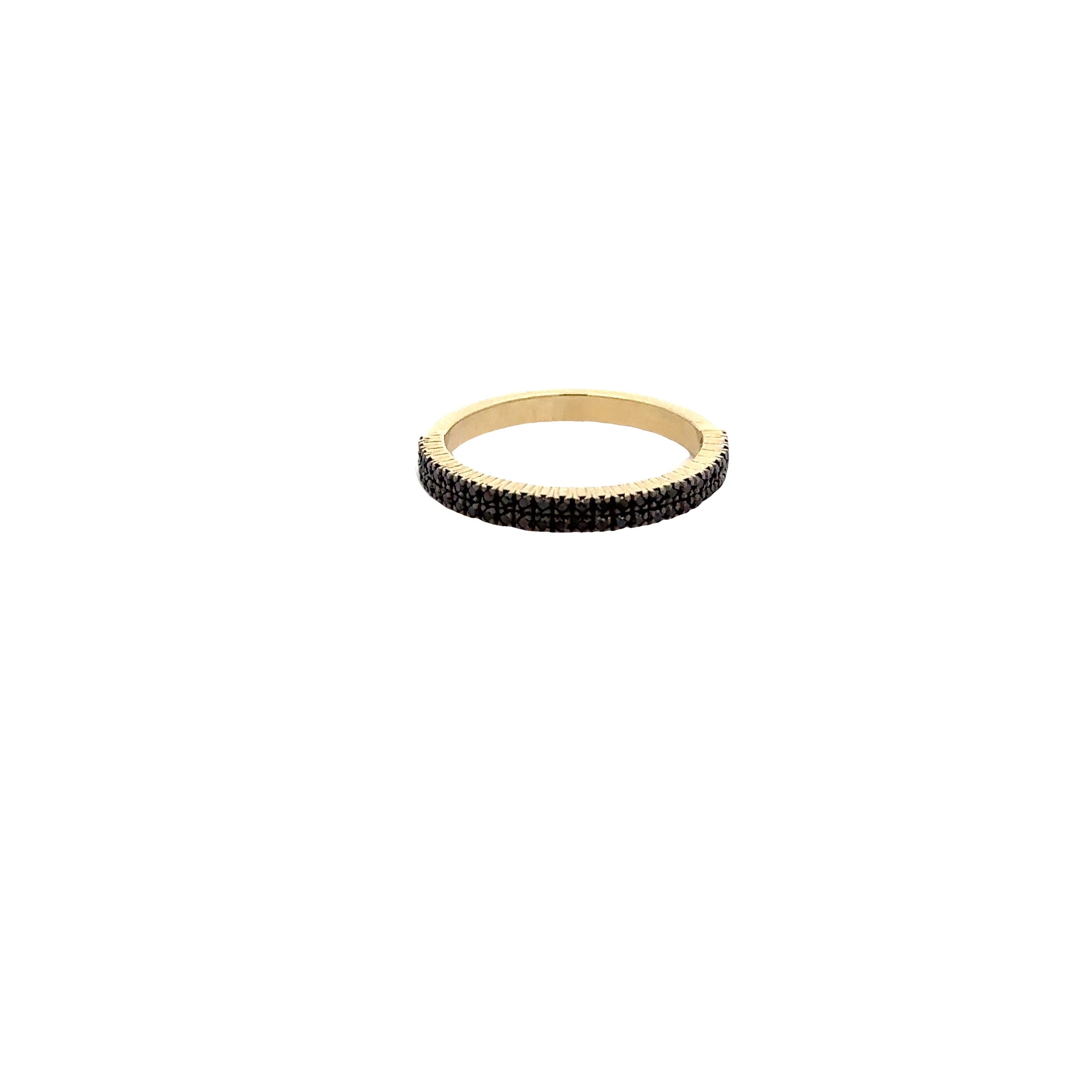 WD1262 14kt Black Pave Diamond Band