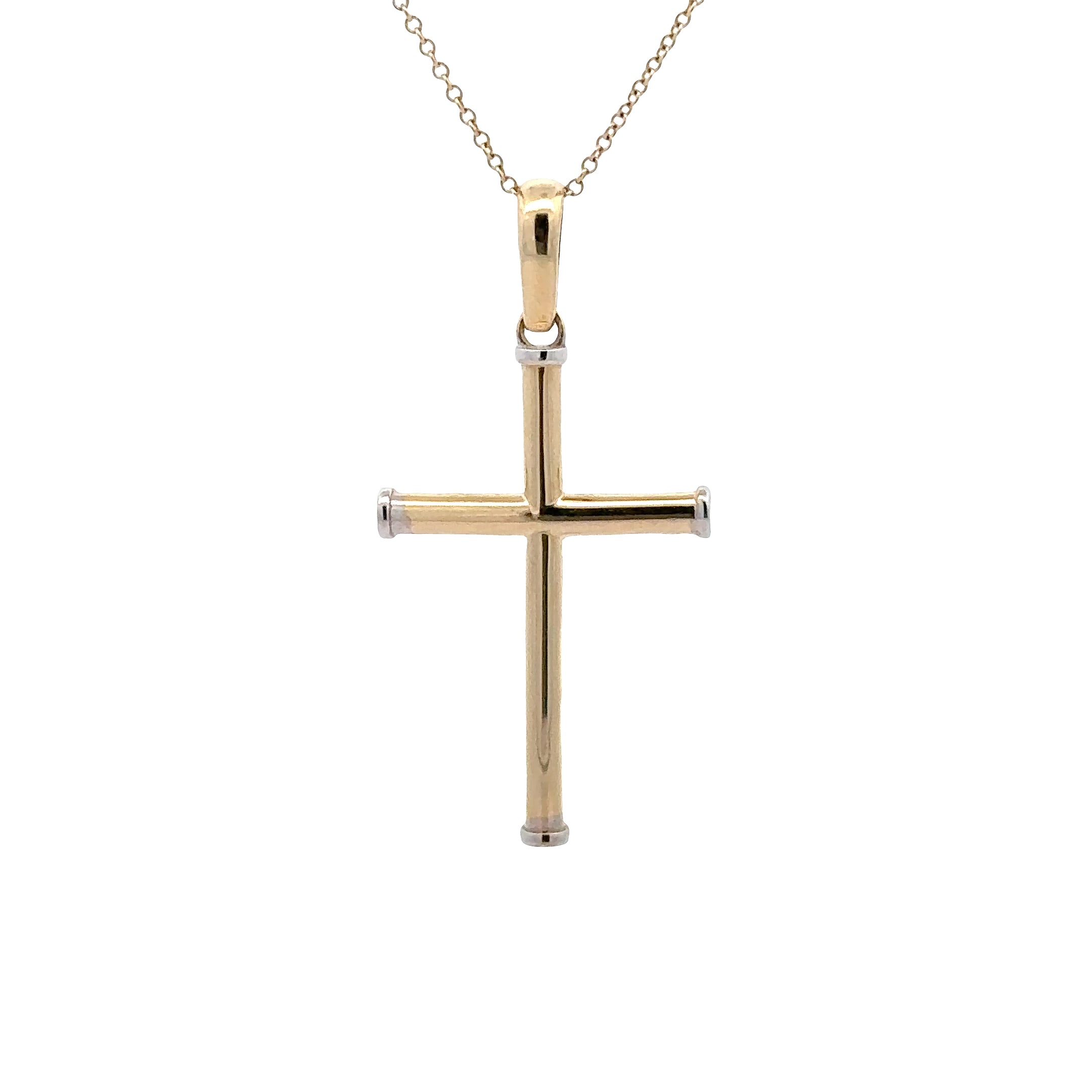 14kt Yellow Gold Cross | Annmarie D'Ercole