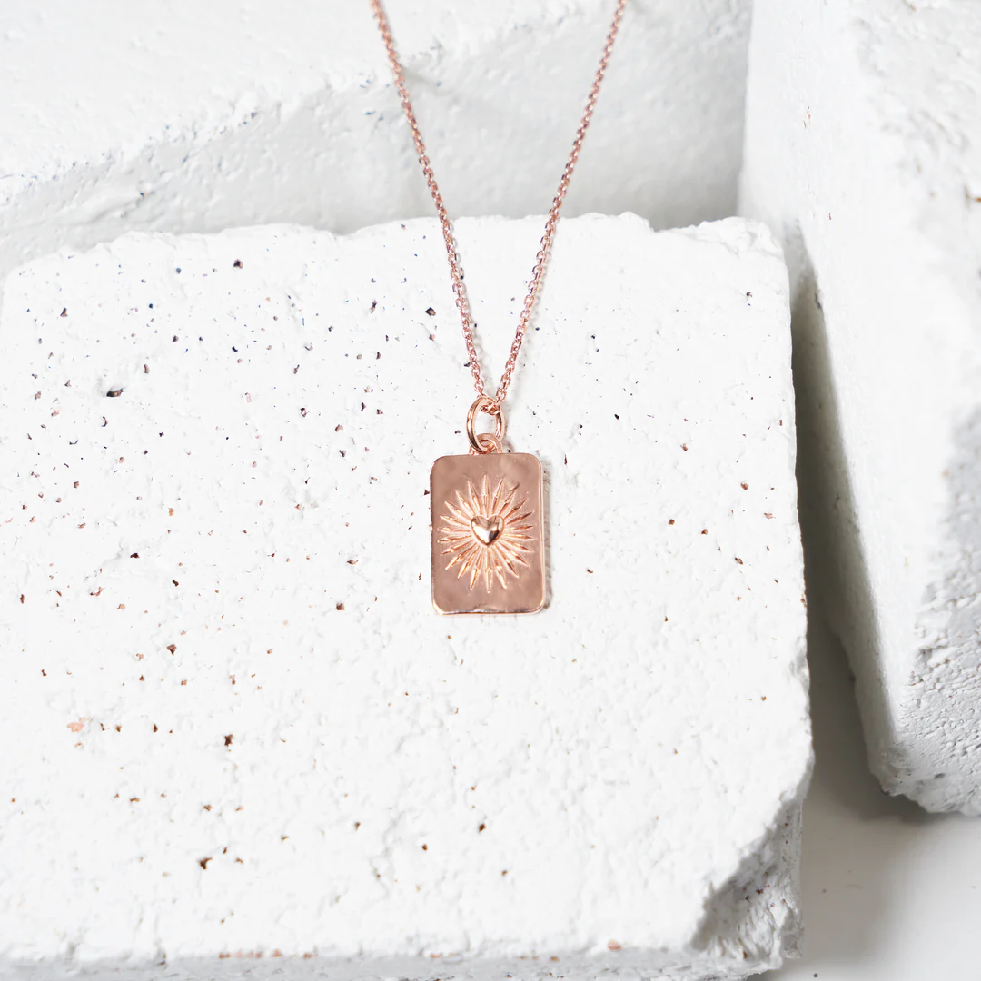 LG122 'Let your Light Shine' necklace on 18in chain