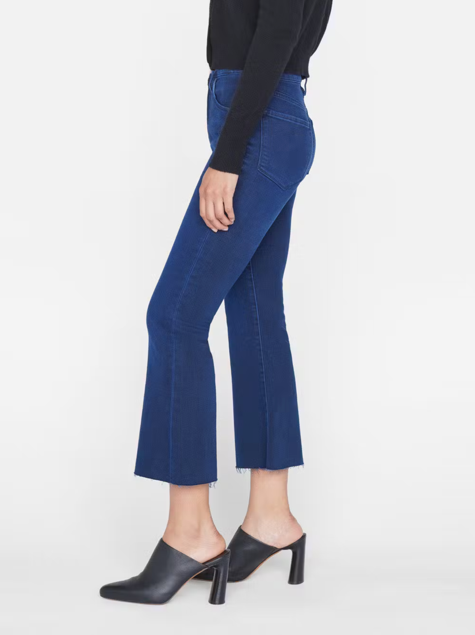 FRAME Le Crop Flare High-Rise Jeans