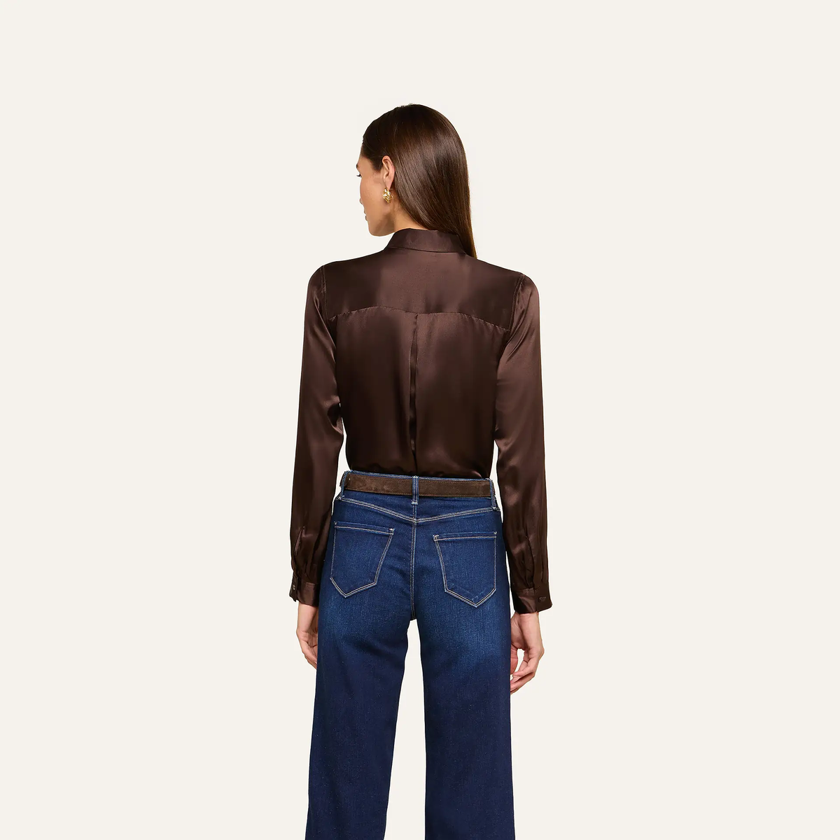 40223clzdj L'AGENCE The Tyler Blouse