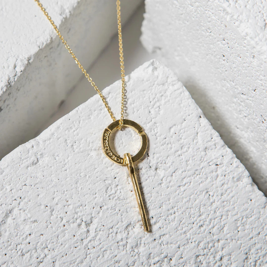 LG129 LOVE GRENADES Small G-Pin Pendant only