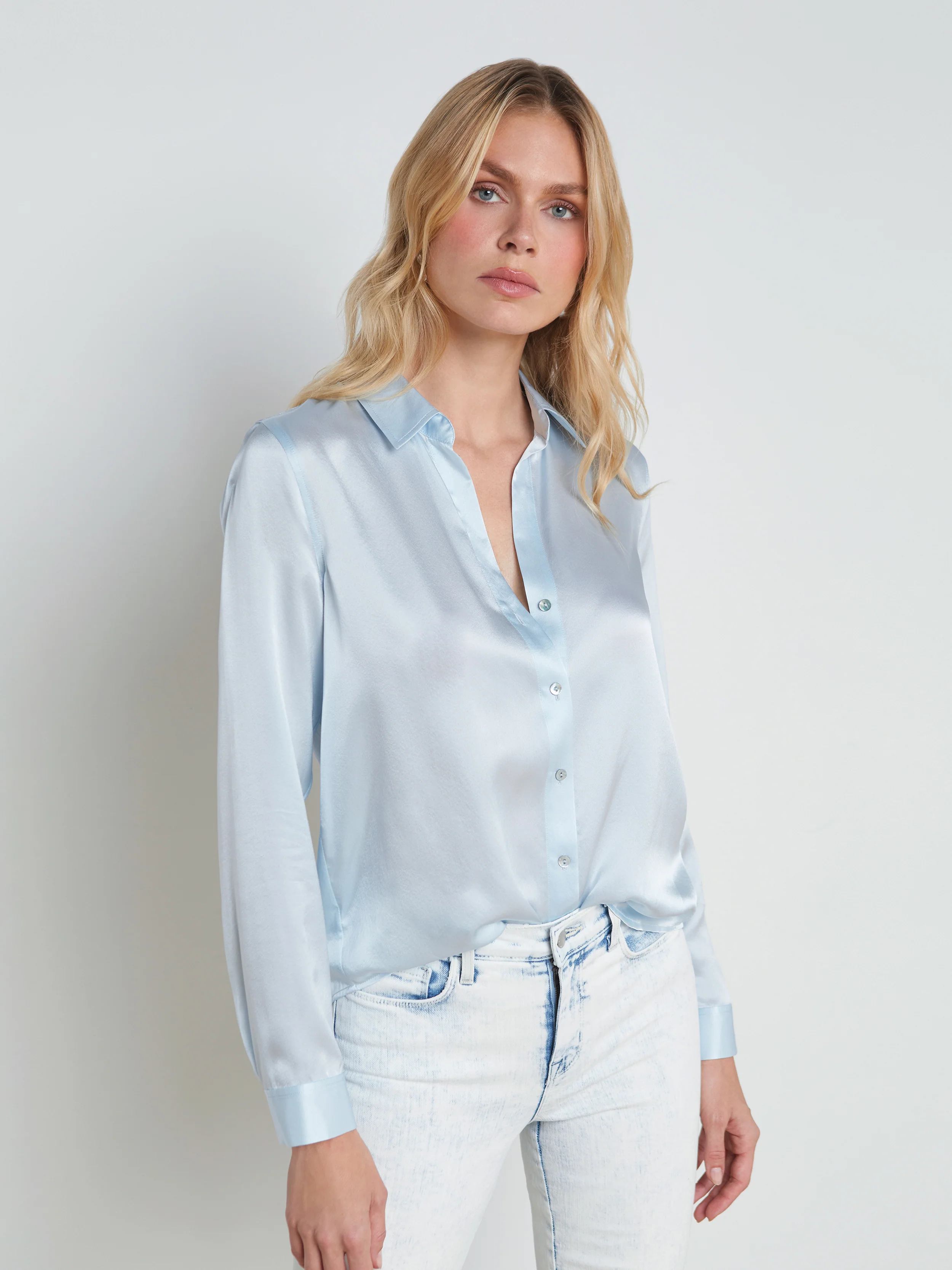 40223CLZiw L'AGENCE Tyler BLouse