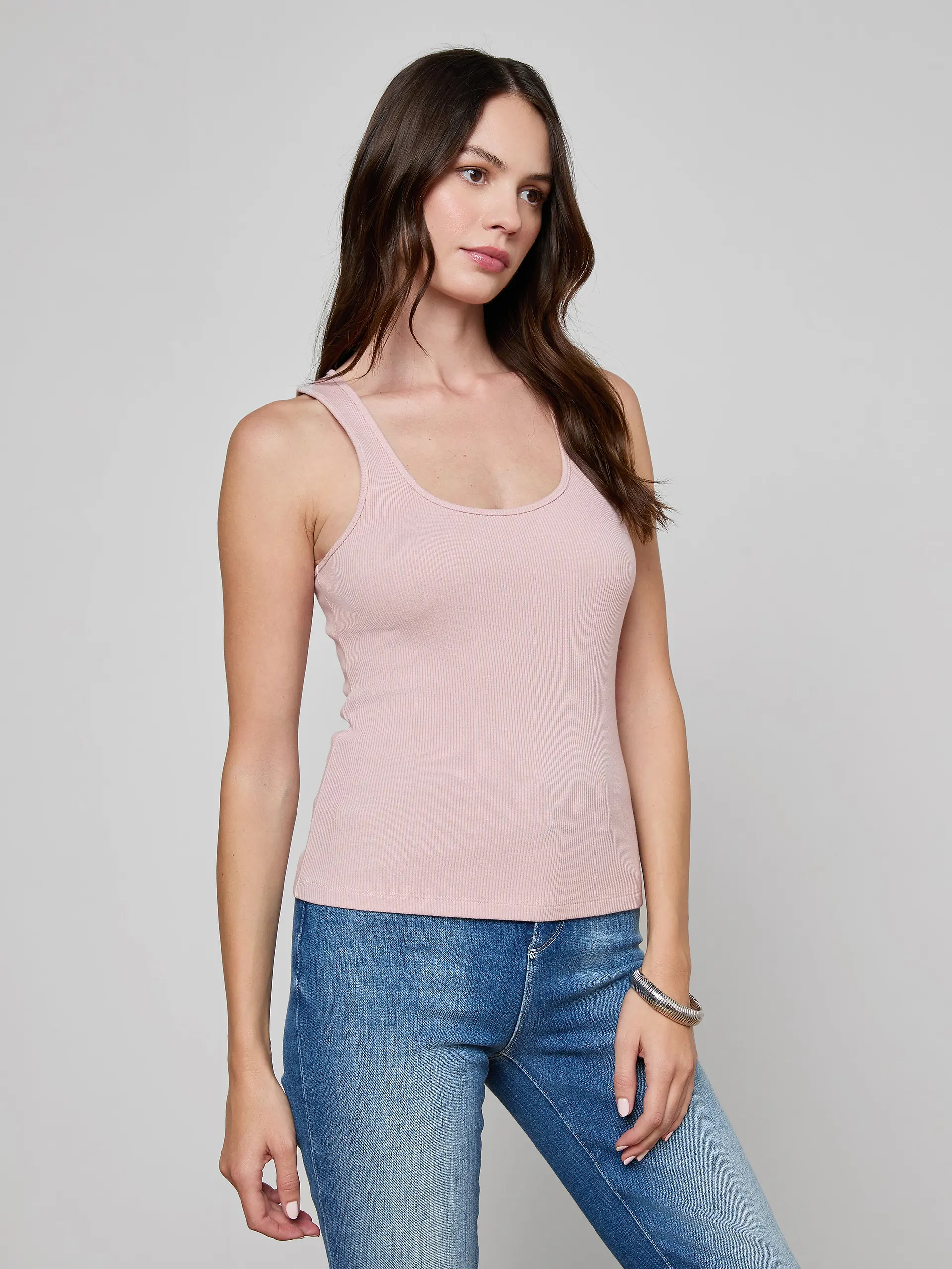 5788CMR-PARO L'AGENCE Adira Scoopneck Tank