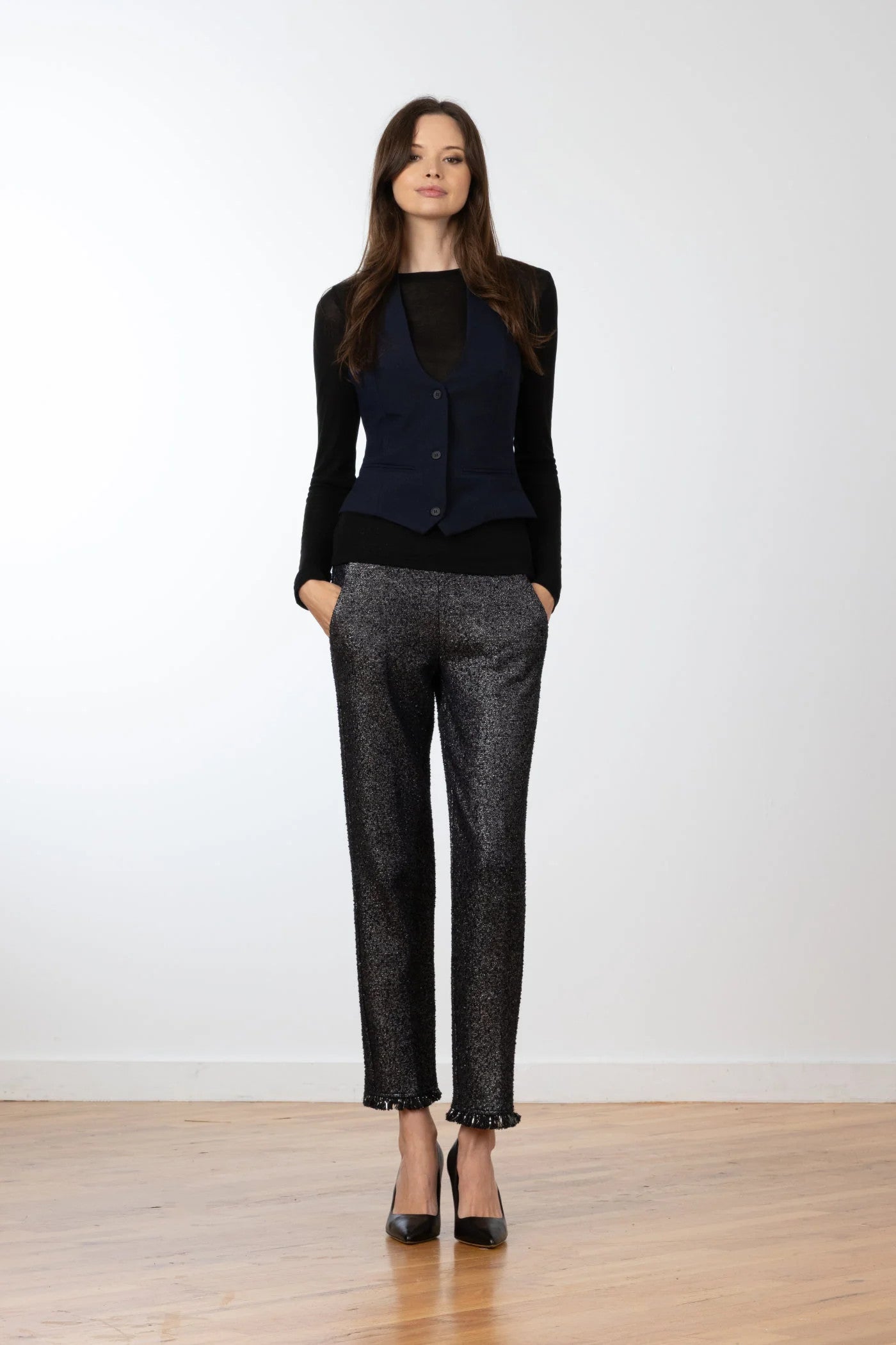 F1776p Avenue Montaigne Joan Pant