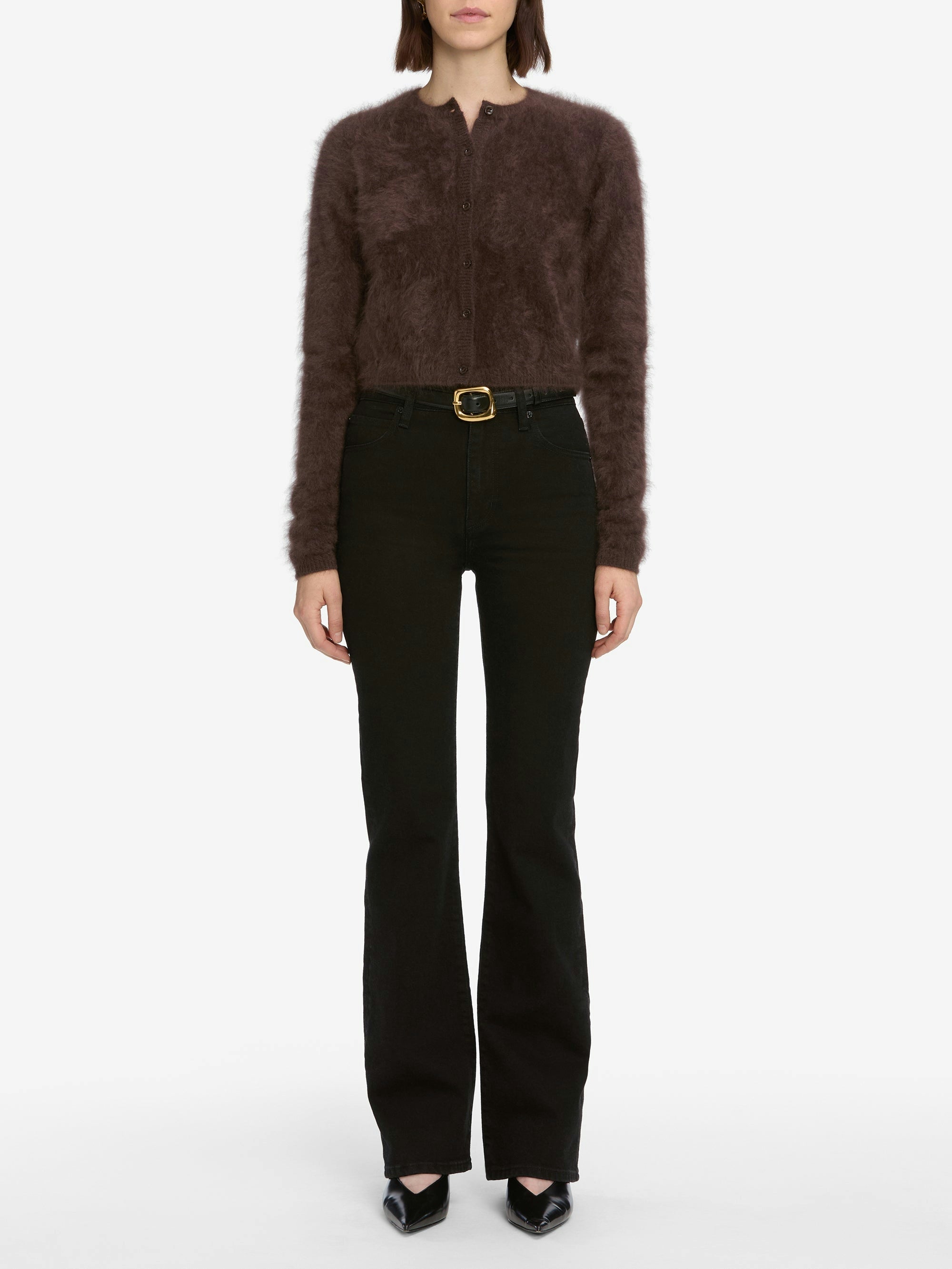 WF25KSW046c FRAME The Teddy Cardigan