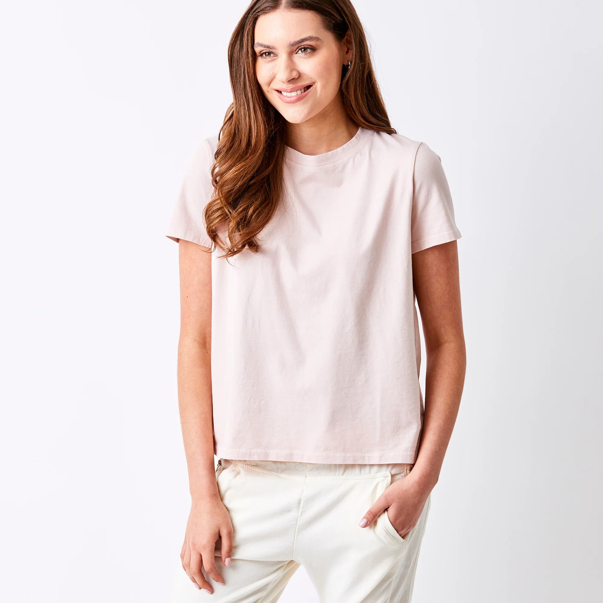 04087ip Suzy D Jessica   Crew Neck Tee