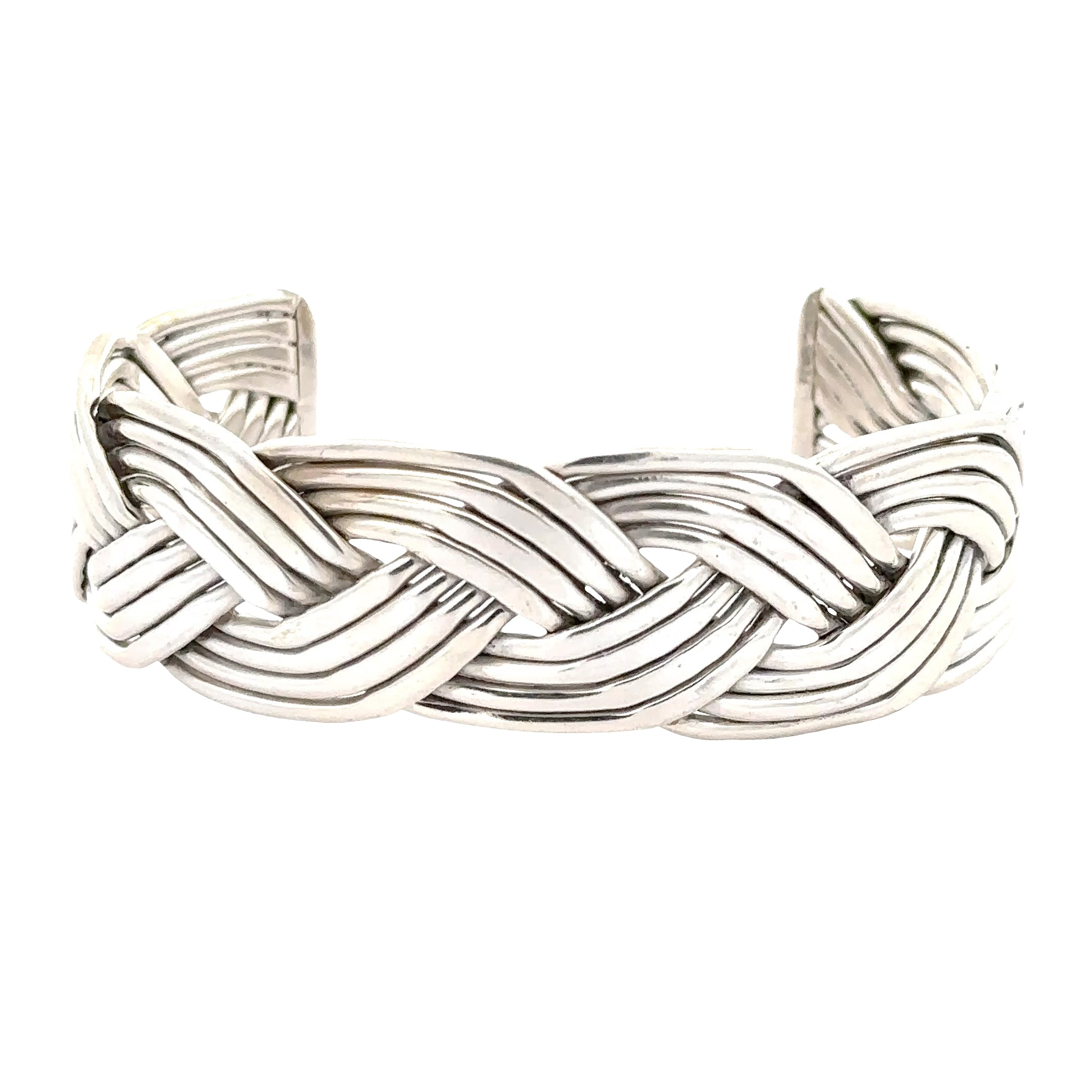 SSXB553 Sterling silver Sailors Knot Cuff Bracelet