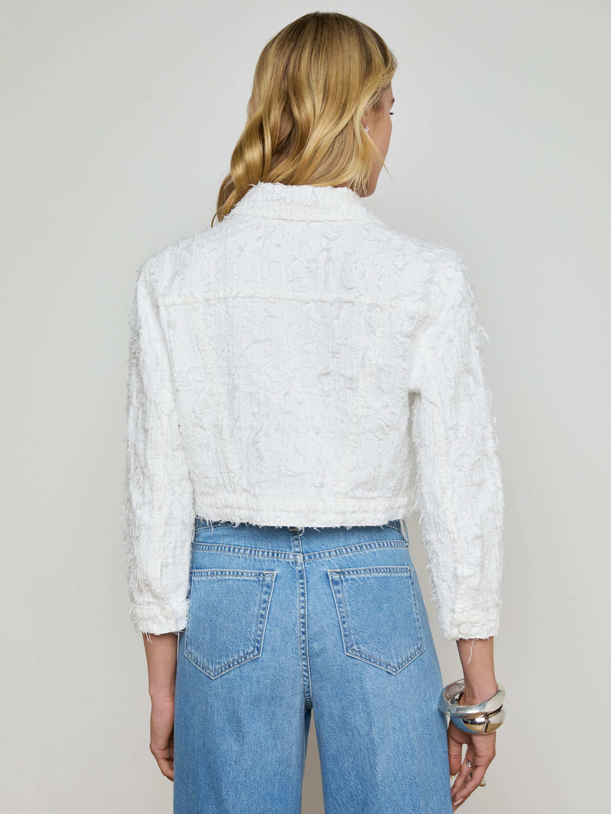 1916IAWb L'Agence Koda Crop Jacket