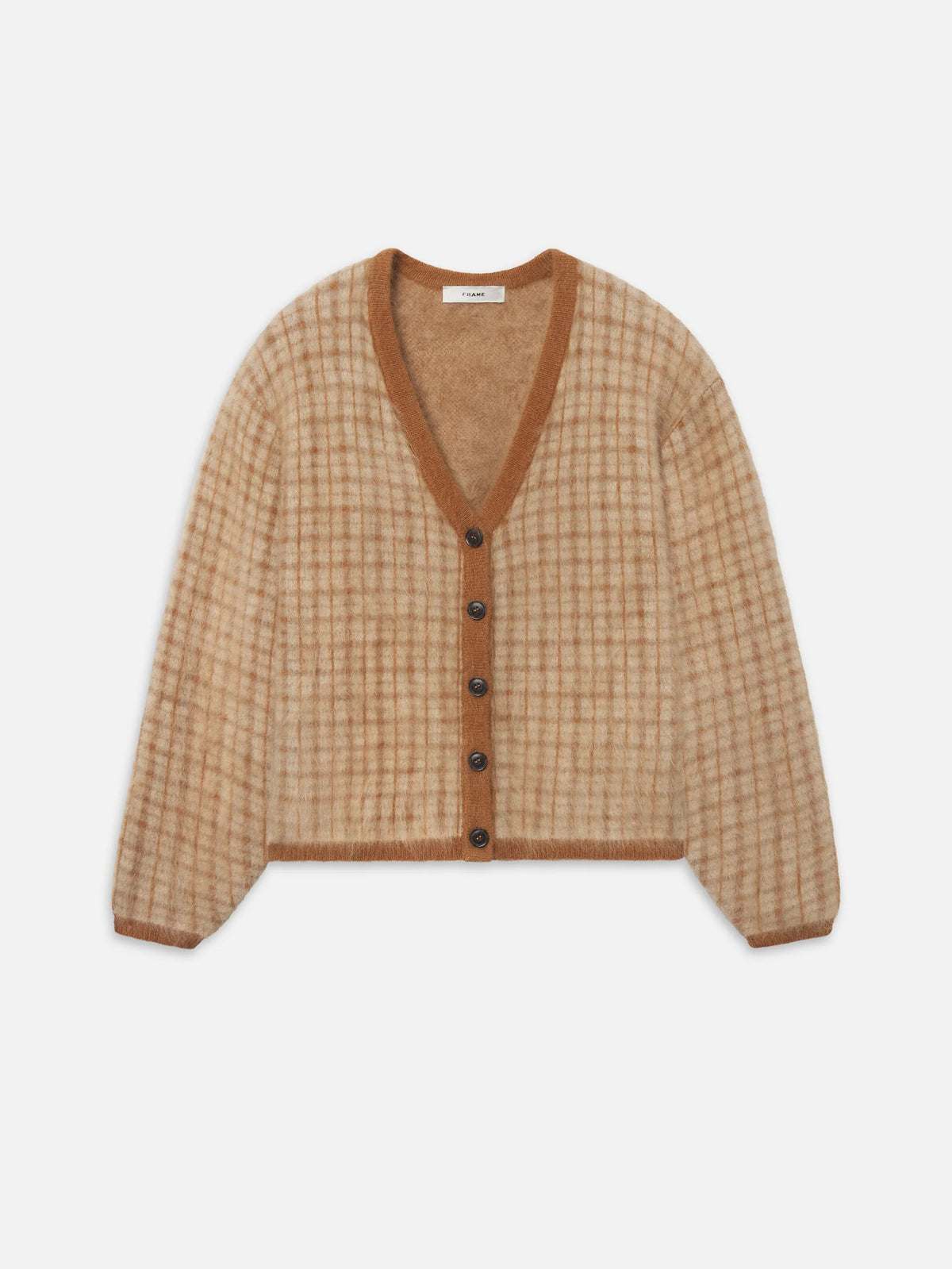 WP27ksw033 FRAME The Brushed Scholar Cardi