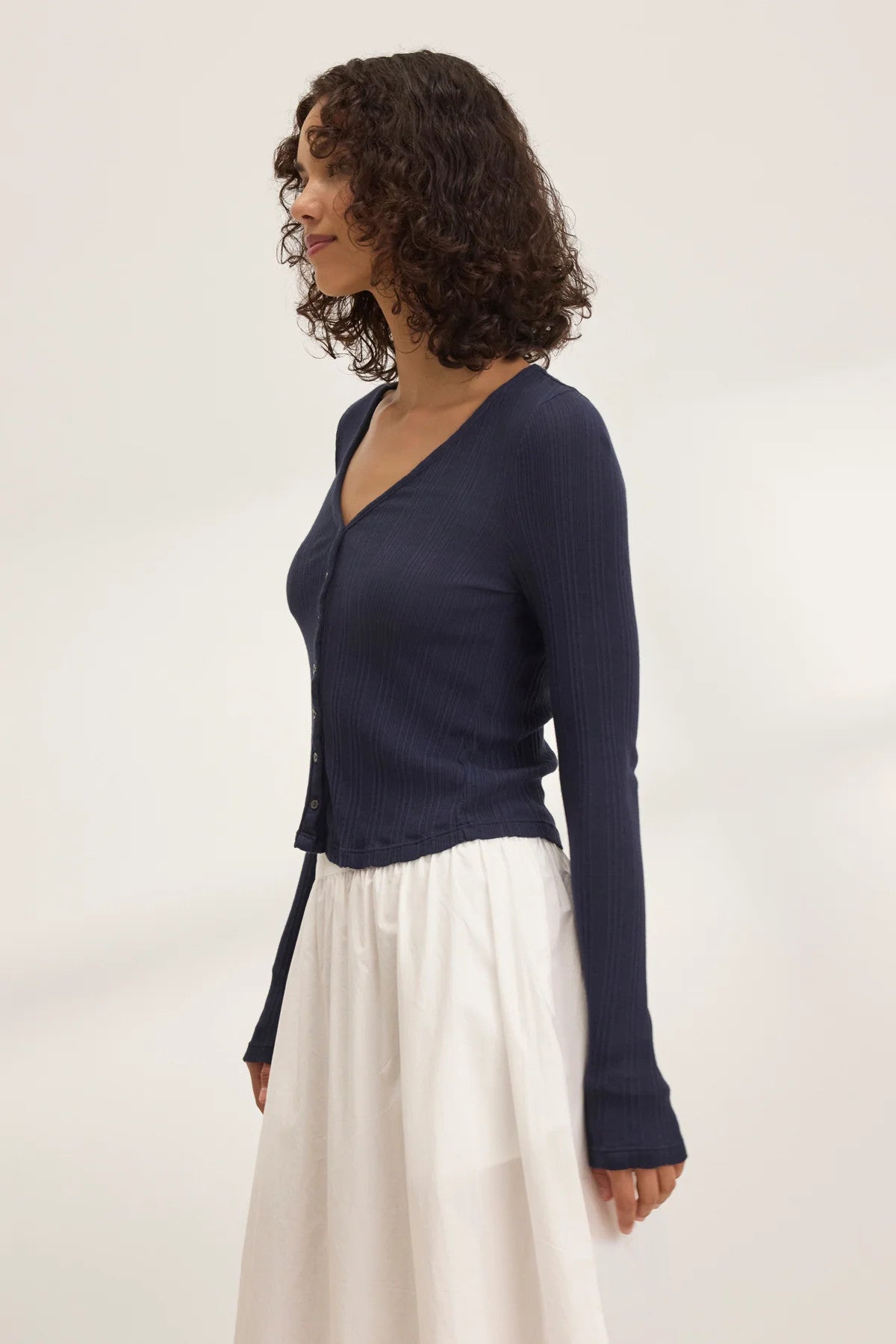 DREW06n Velvet Drew Pointelle Cardigan